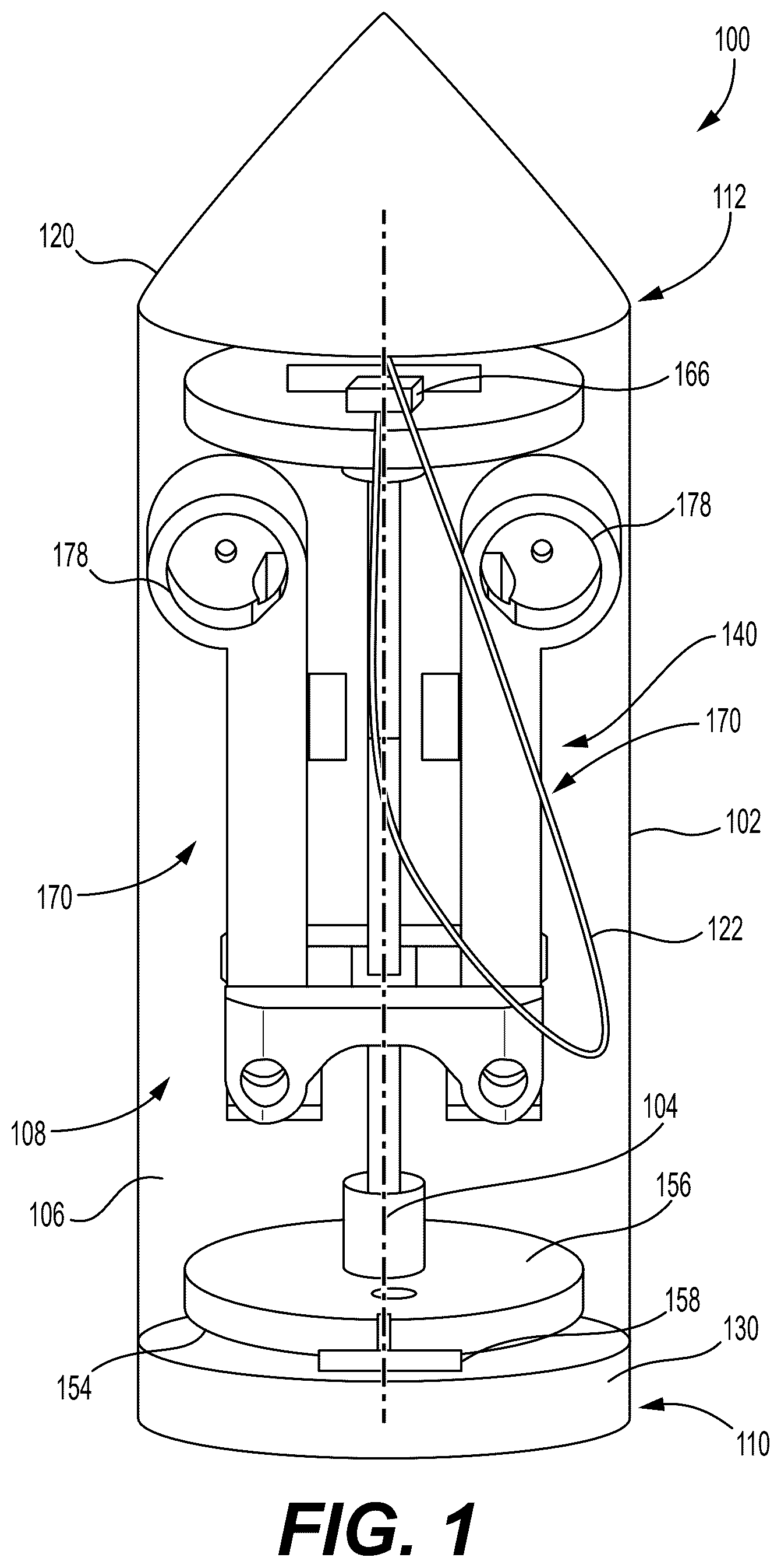 Patent US12551809 Figure 1 – Active aerial descent devices and systems