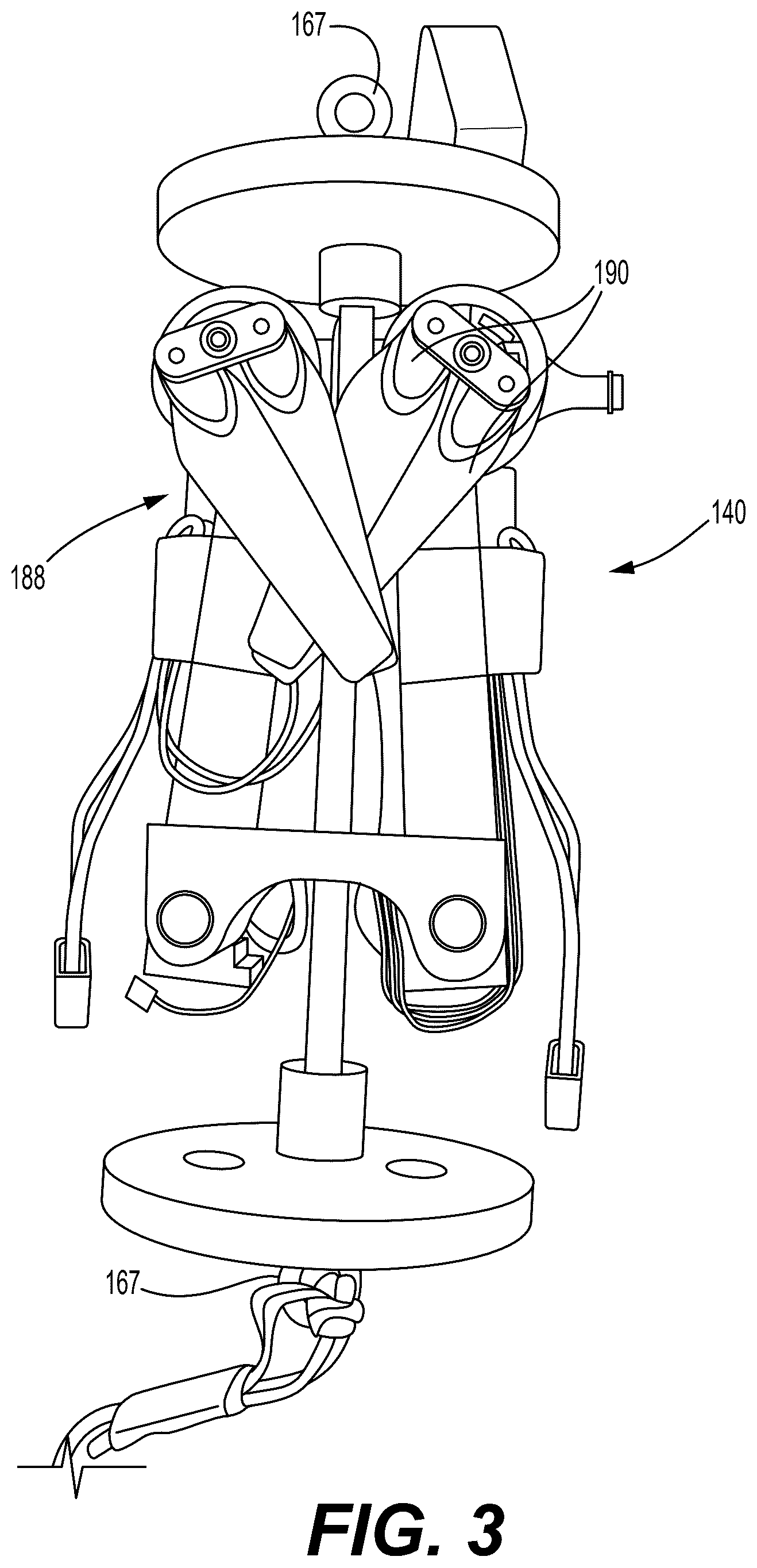 Patent US12551809 Figure 3 – Active aerial descent devices and systems