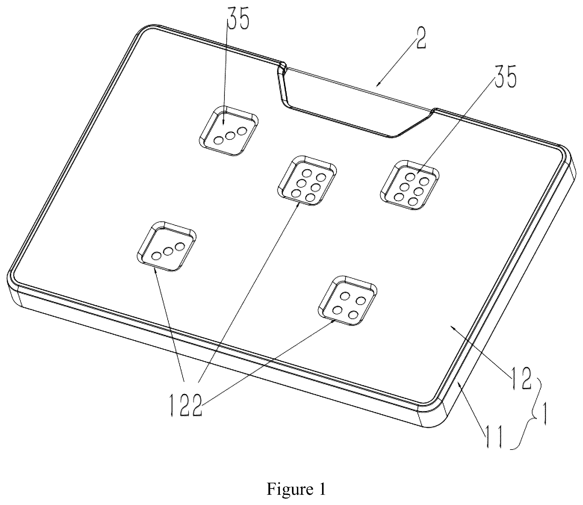 Patent US12551810 — Mechanical fidget toy and electronic equipment stand — Figure 1
