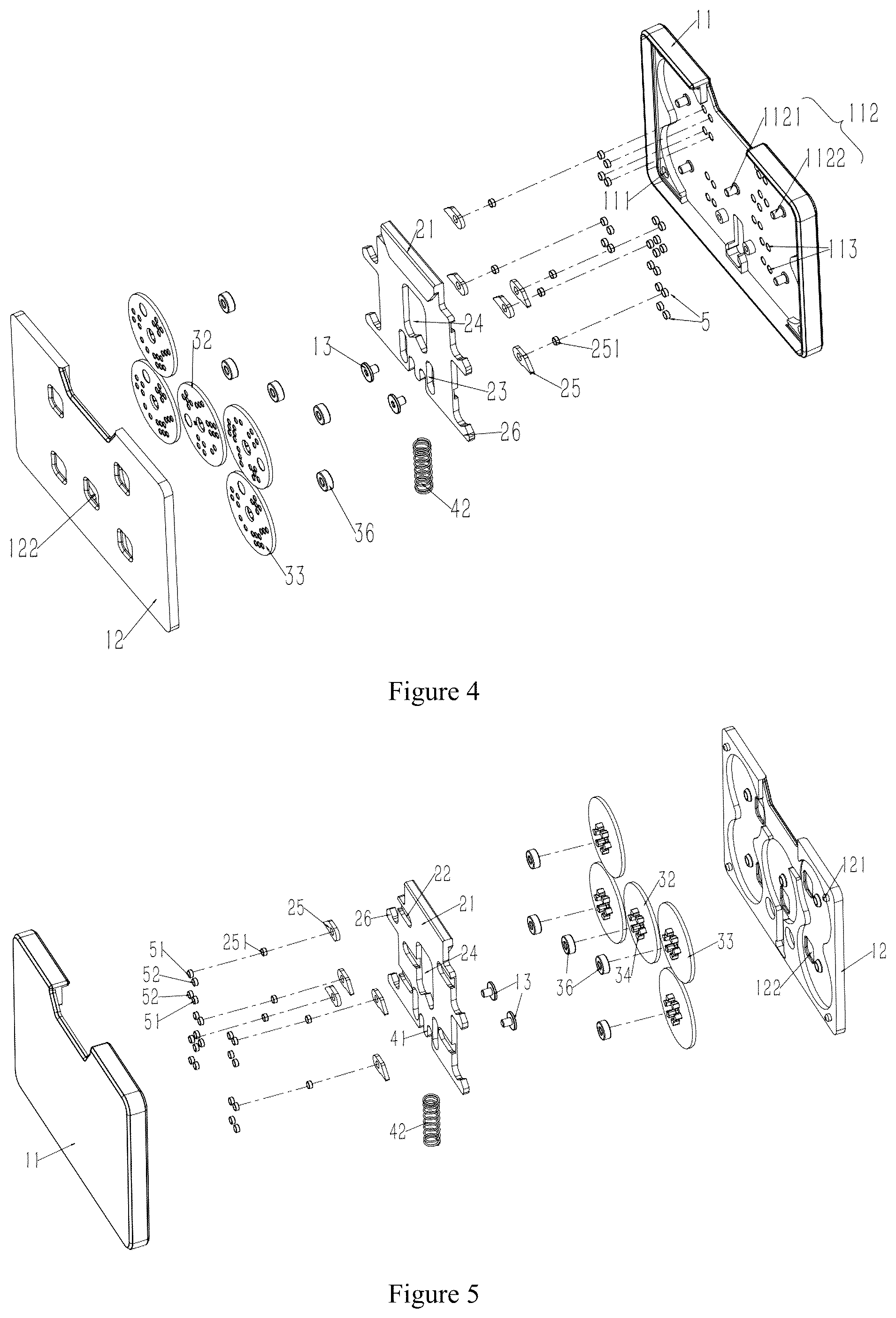 Patent US12551810 Figure 4 – Mechanical fidget toy and electronic equipment stand