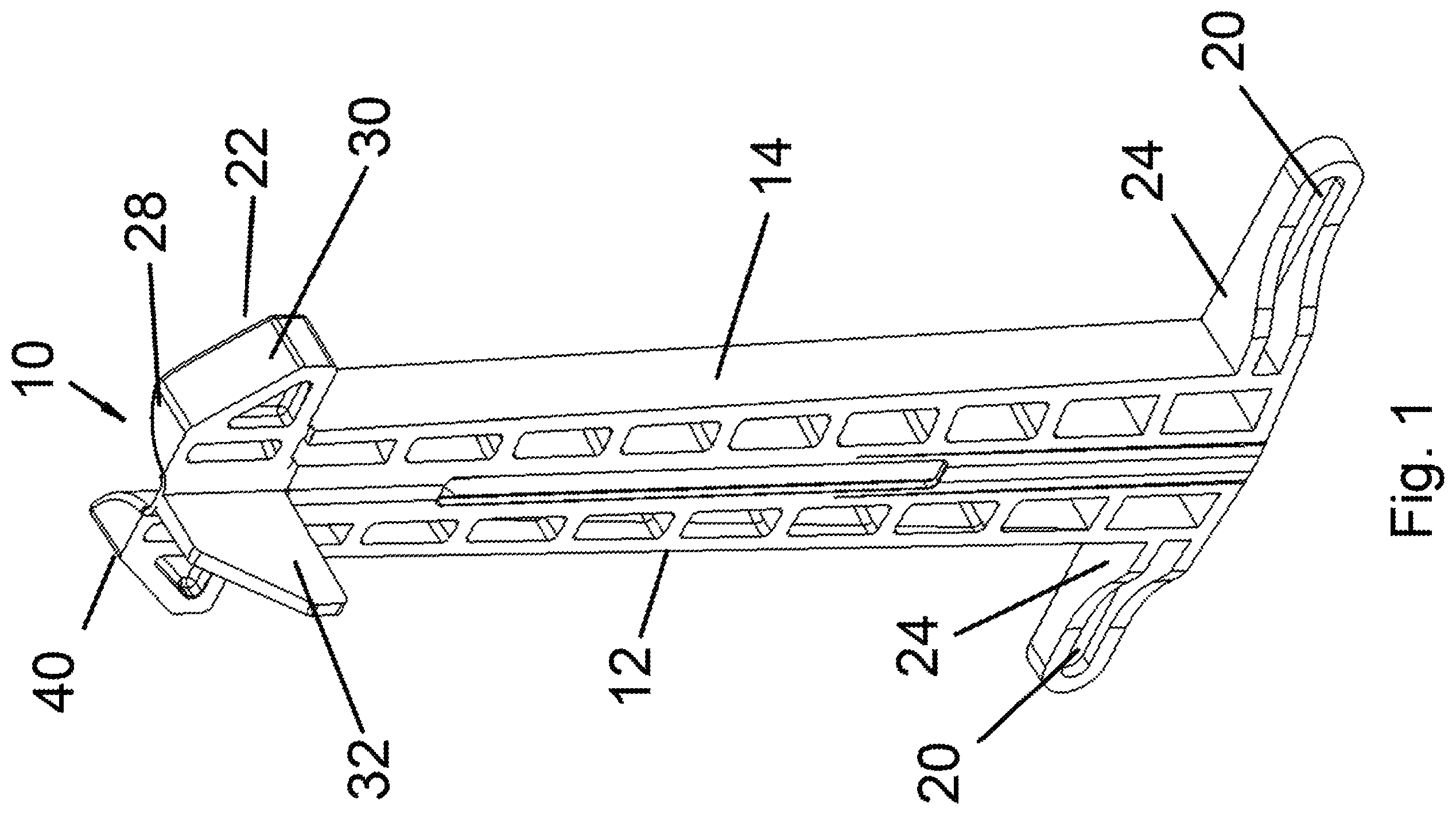 Patent US12551814 Figure 1 – Fasteners for foam construction elements