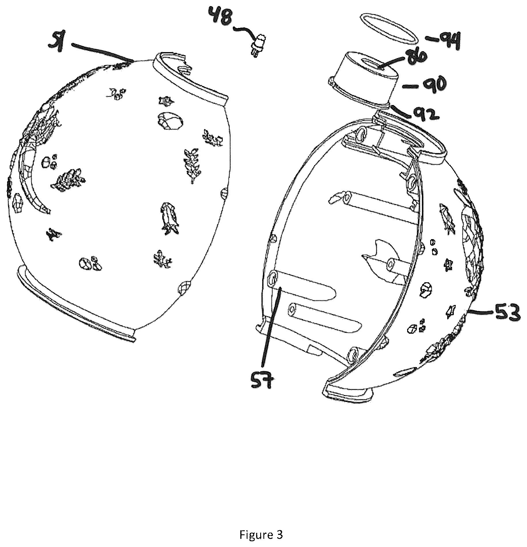 Patent US12551817 Figure 3 – Chomping bubble producing toy