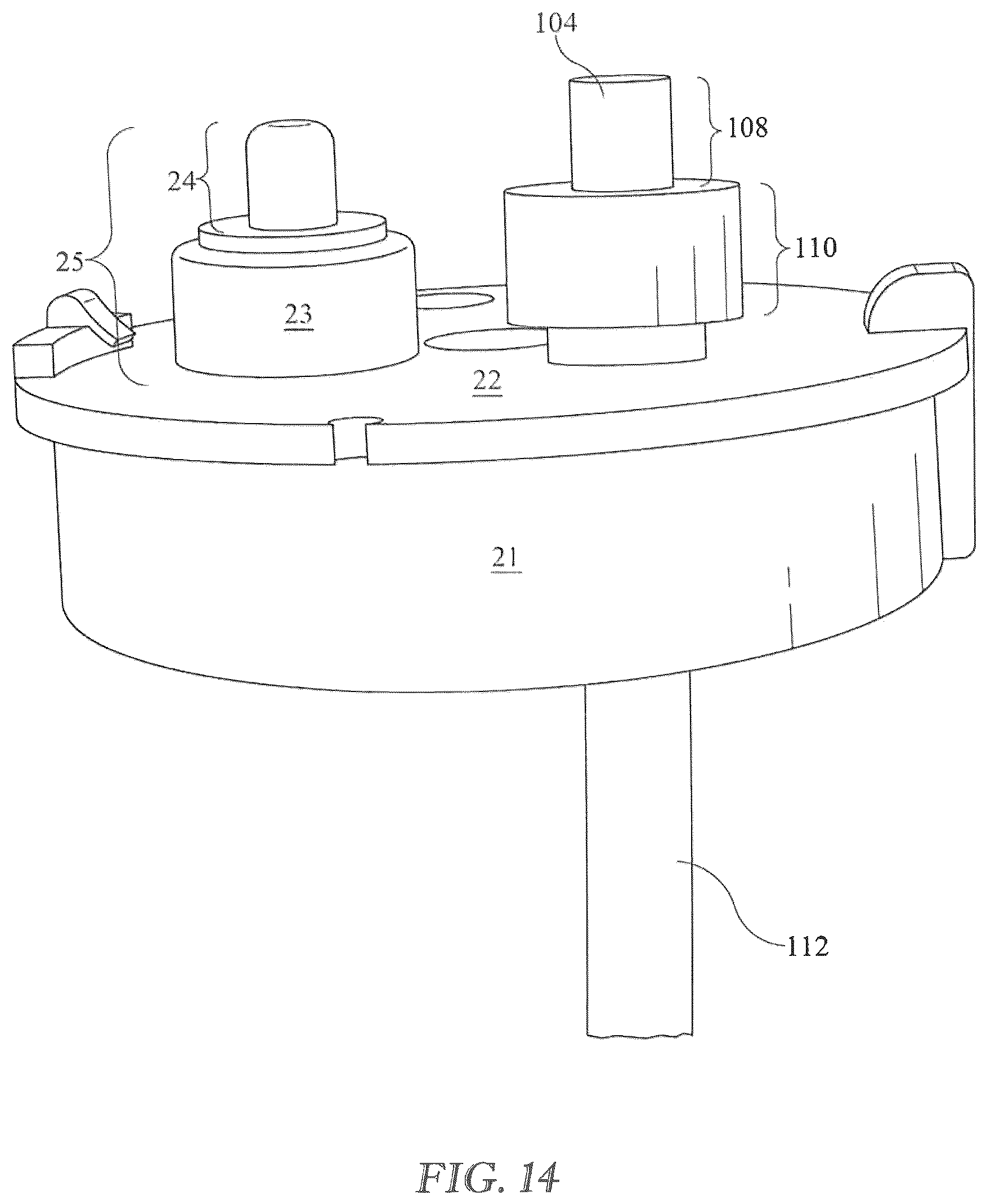 Patent US12551817 Figure 14 – Chomping bubble producing toy