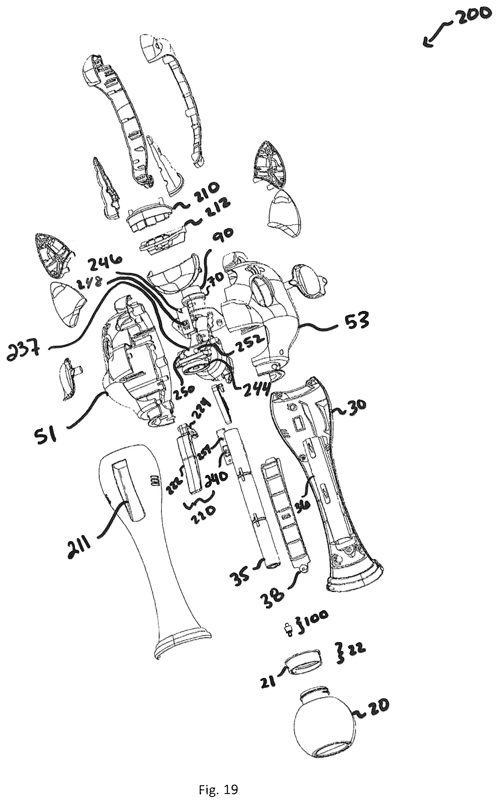 Patent US12551817 Figure 19 – Chomping bubble producing toy