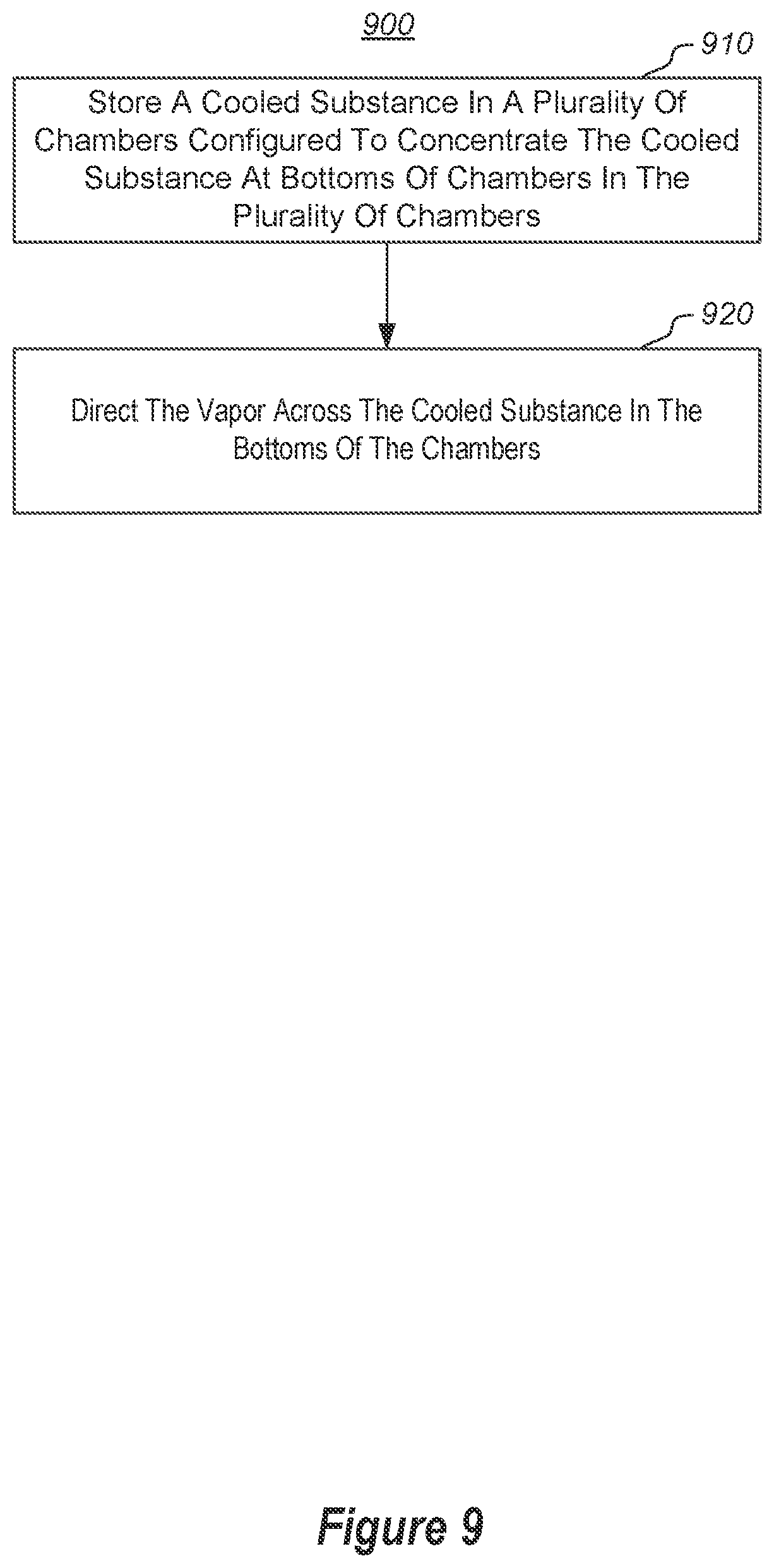 Patent US12551818 Figure 9 – Forced air fog chiller
