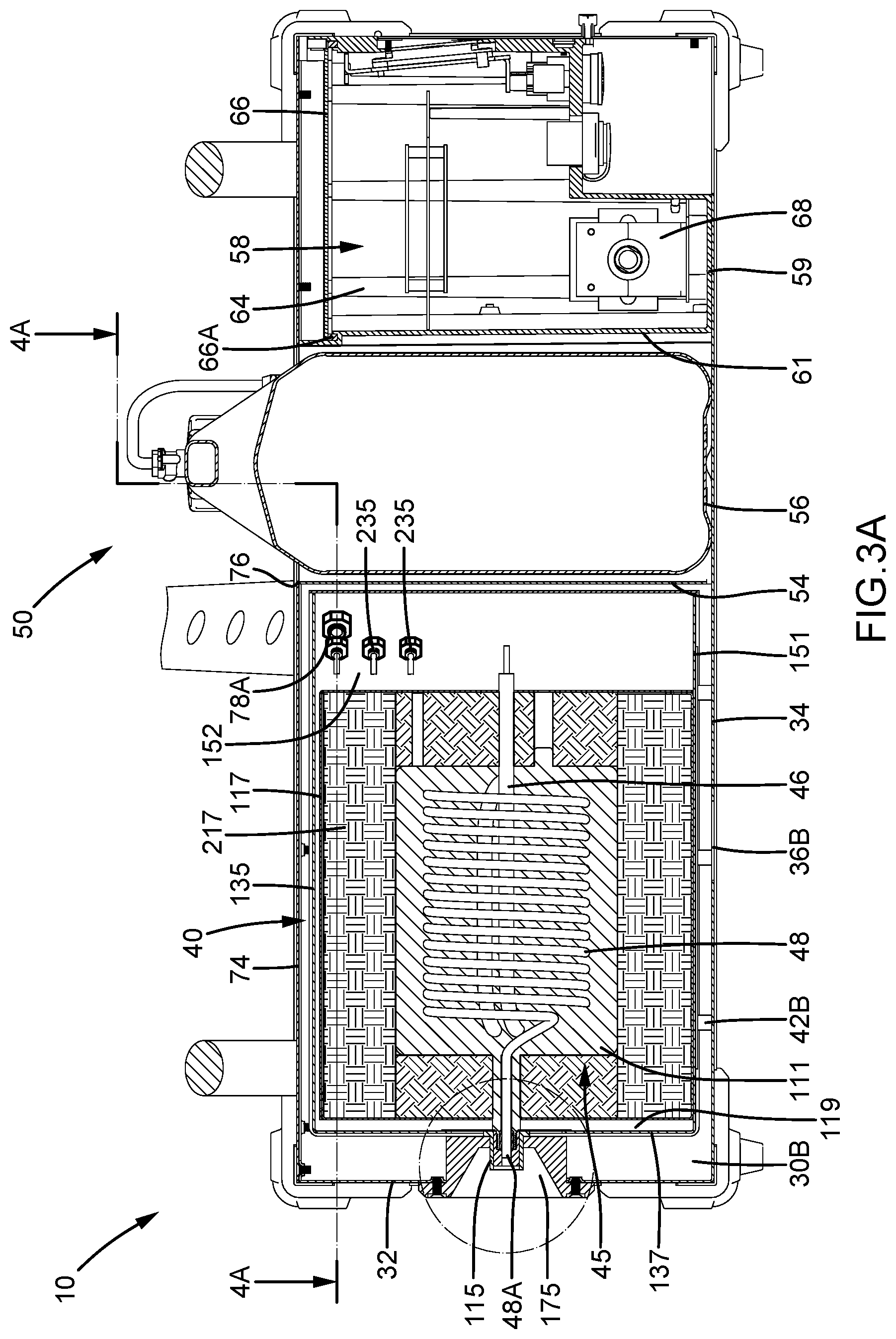 Patent US12551819 Figure 6 – Waterproof heating module for smoke generator