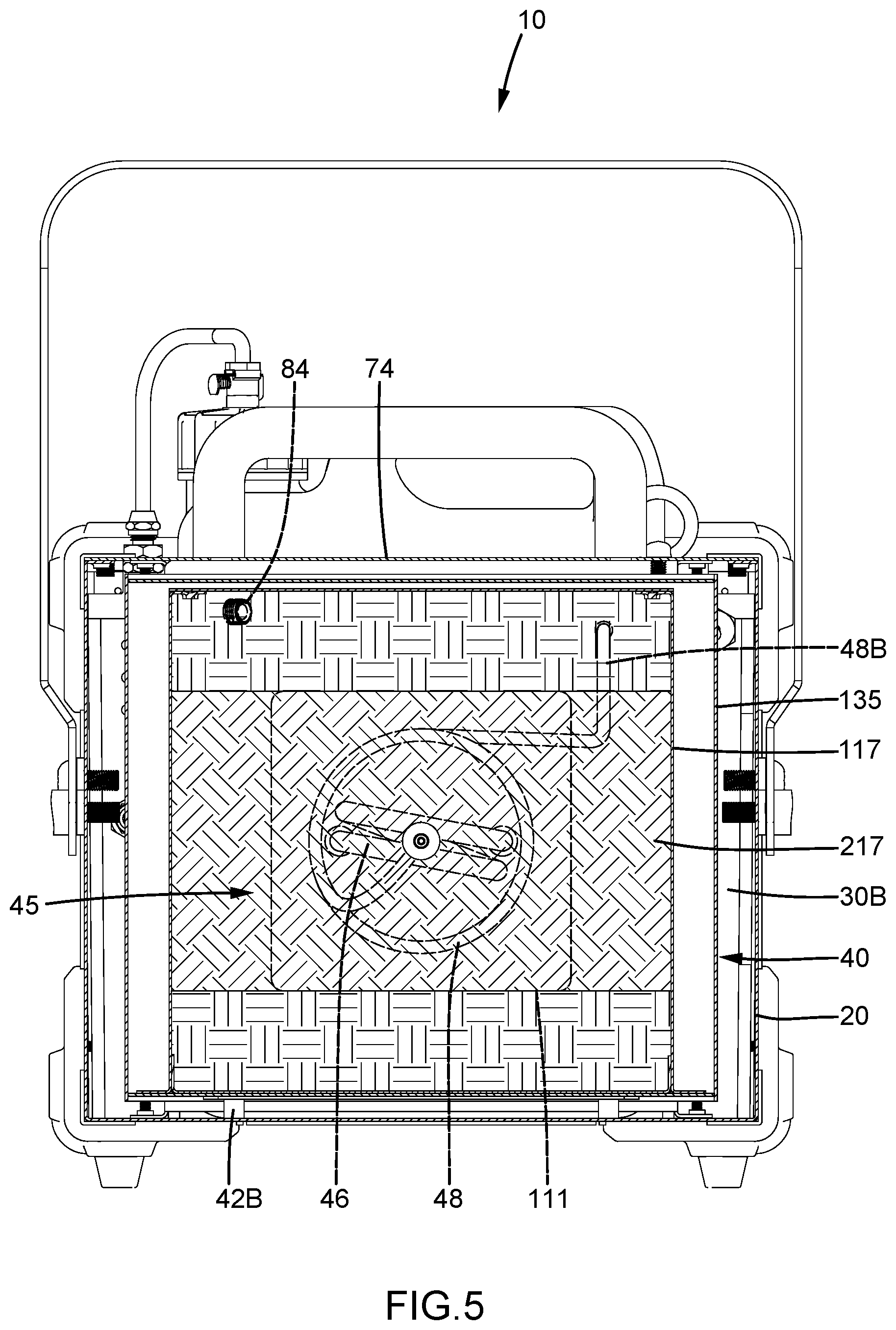 Patent US12551819 Figure 11 – Waterproof heating module for smoke generator