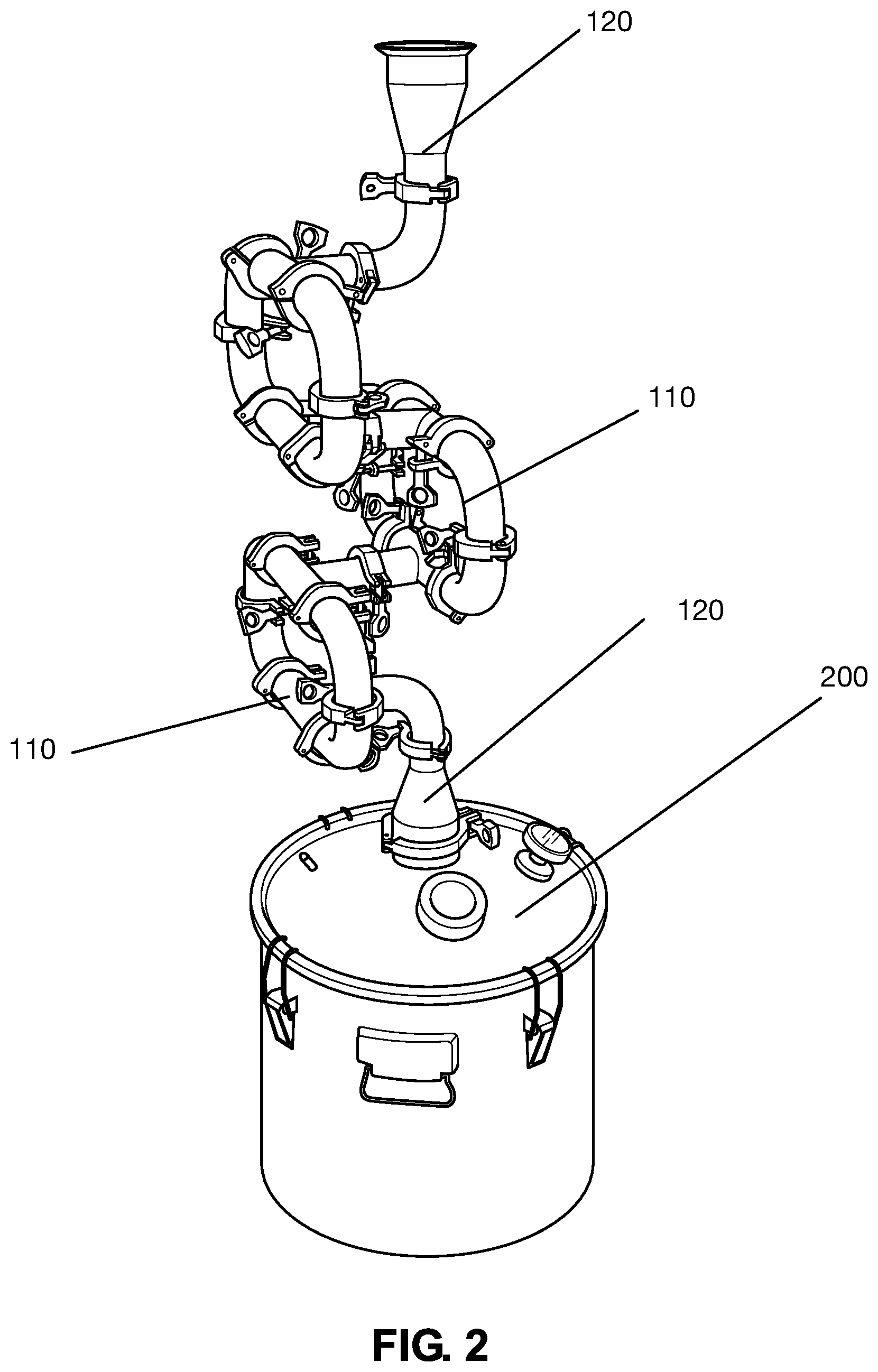 Patent US12551821 Figure 2 – Liquor distillation system and method thereof