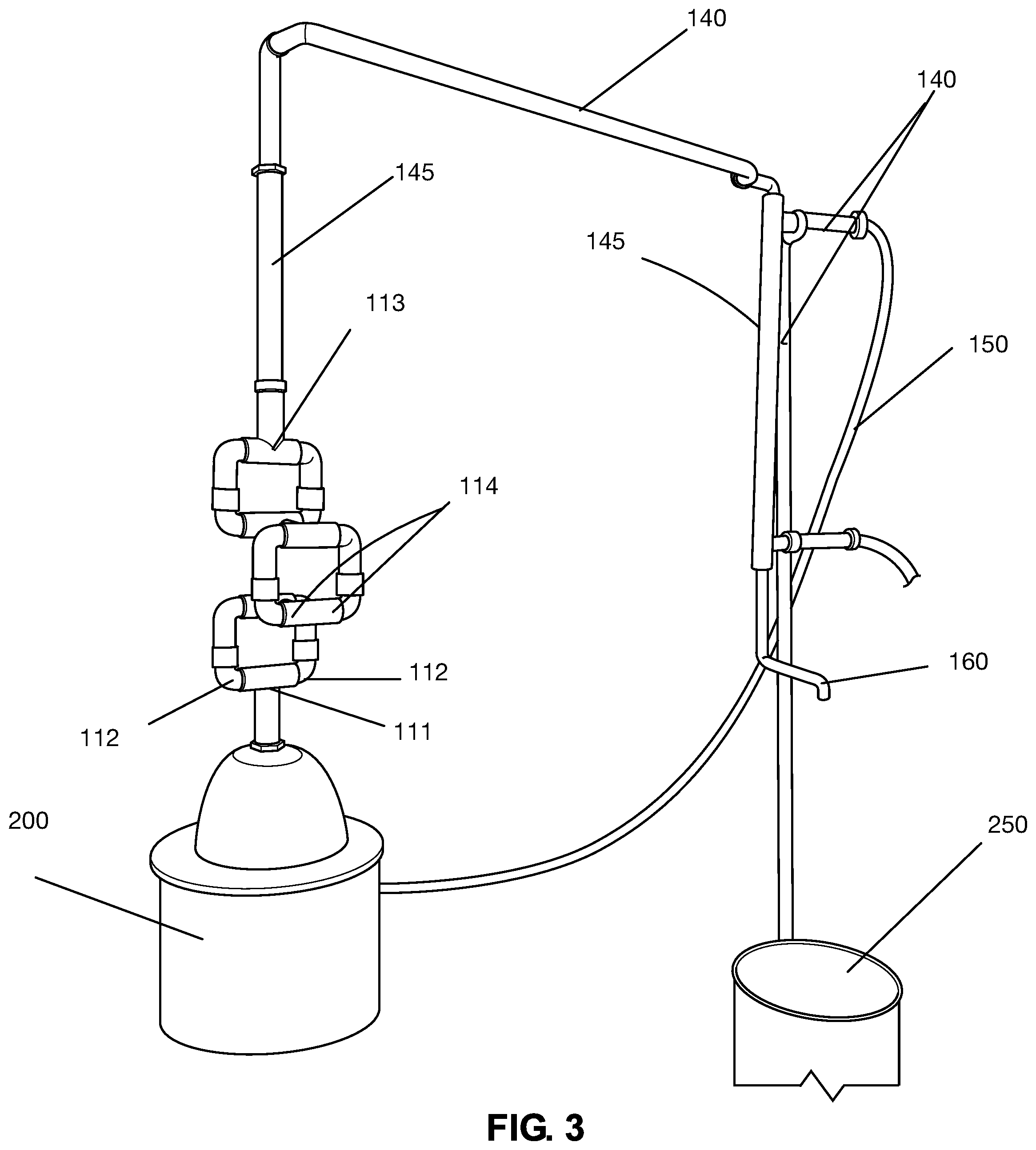 Patent US12551821 Figure 3 – Liquor distillation system and method thereof