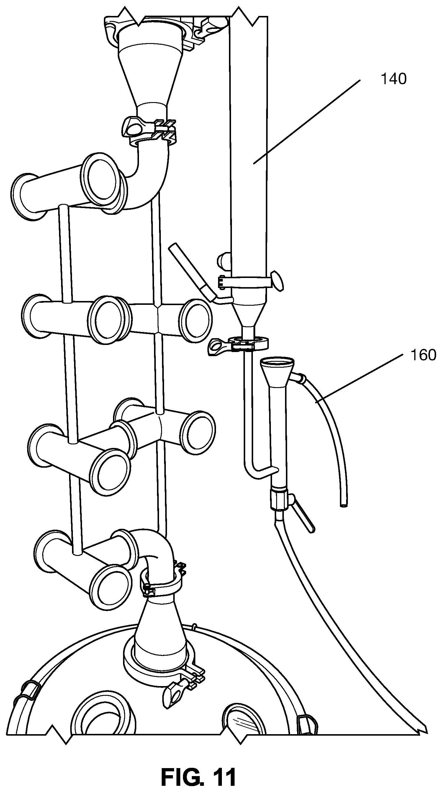 Patent US12551821 Figure 11 – Liquor distillation system and method thereof