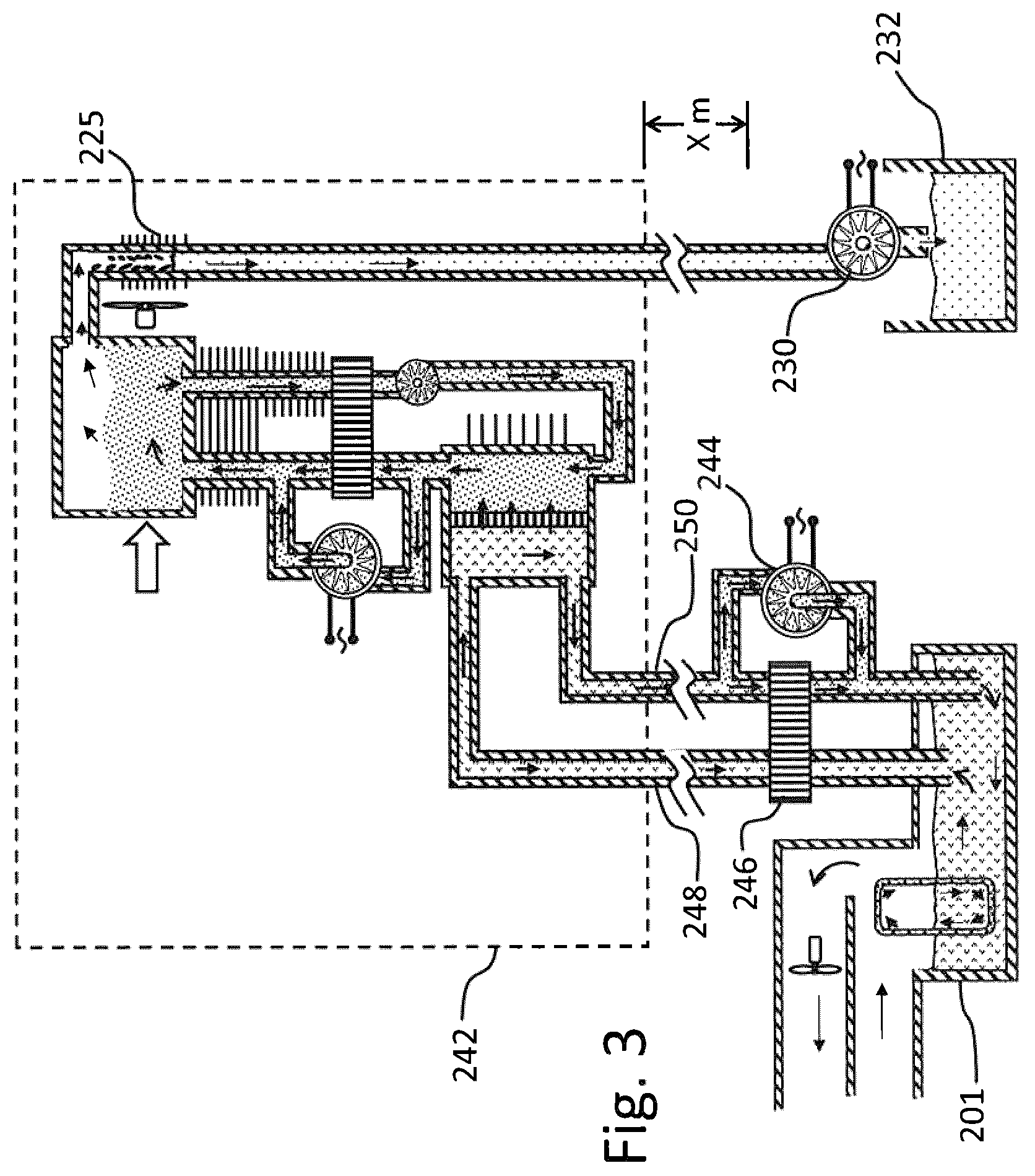 Patent US12551823 Figure 3 – Heat driven osmosis water and power generator