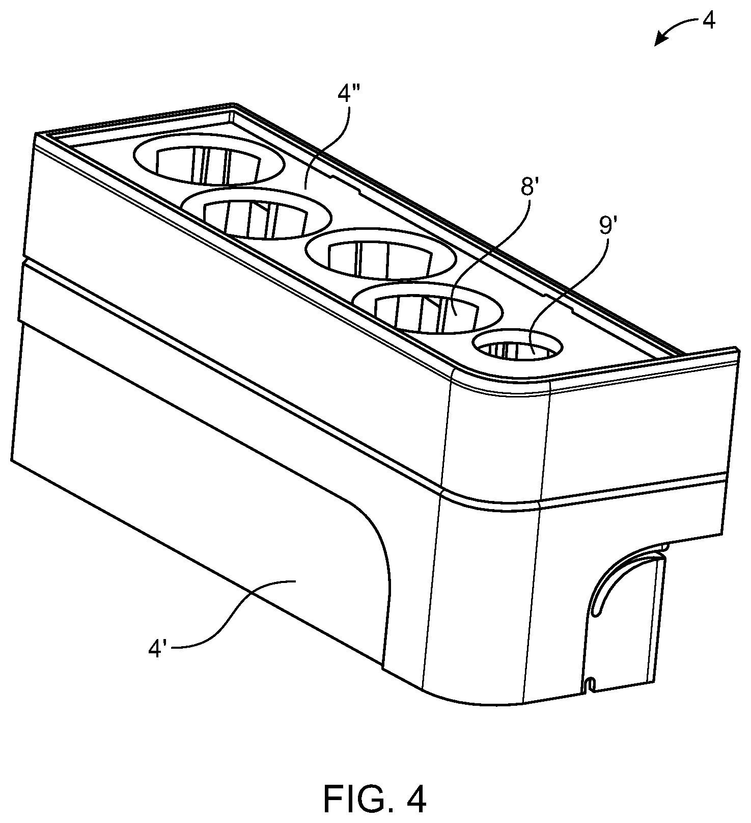 Patent US12551824 Figure 4 – Fraction collector, cooling arangement, and rack for use therewith