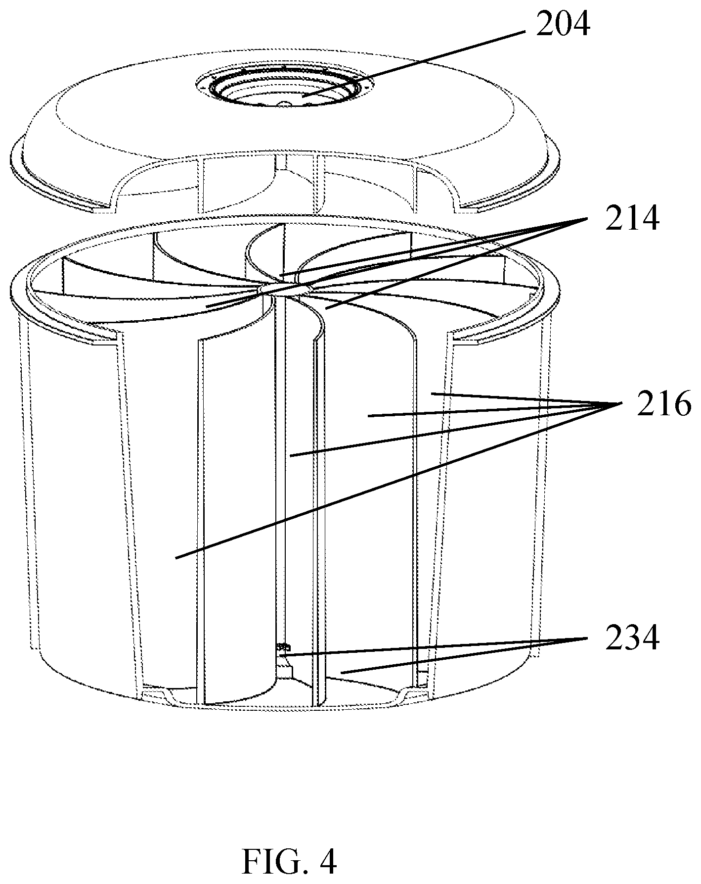 Patent US12551826 Figure 4 – Non-discharge backwash filter system