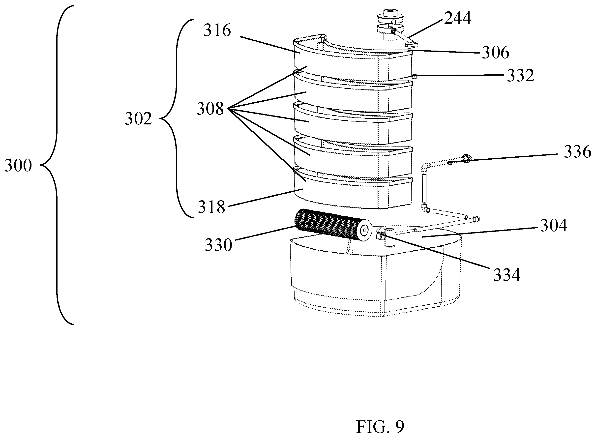 Patent US12551826 Figure 11 – Non-discharge backwash filter system