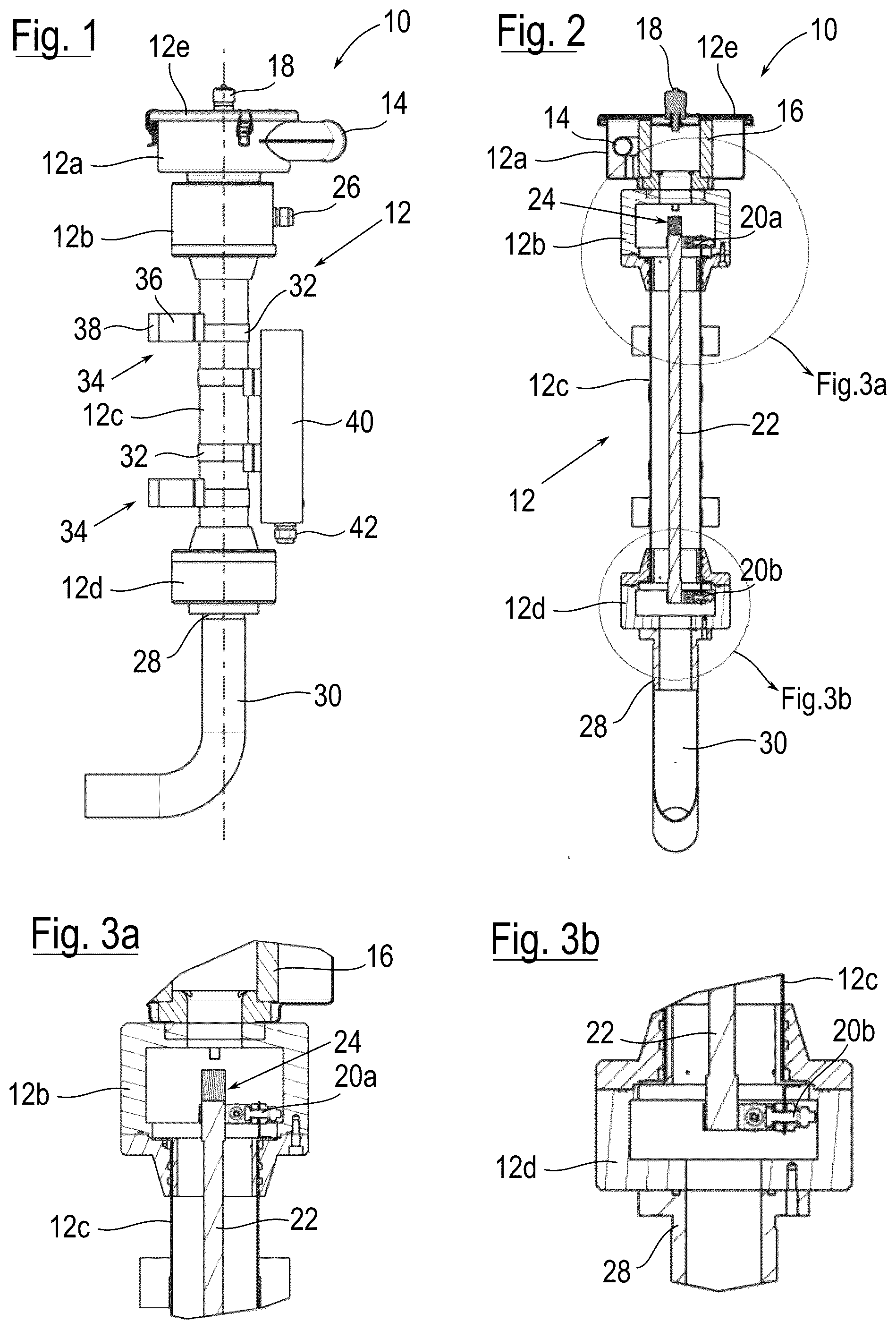 Patent US12551831 Figure 1 – Filter unit for a compressor
