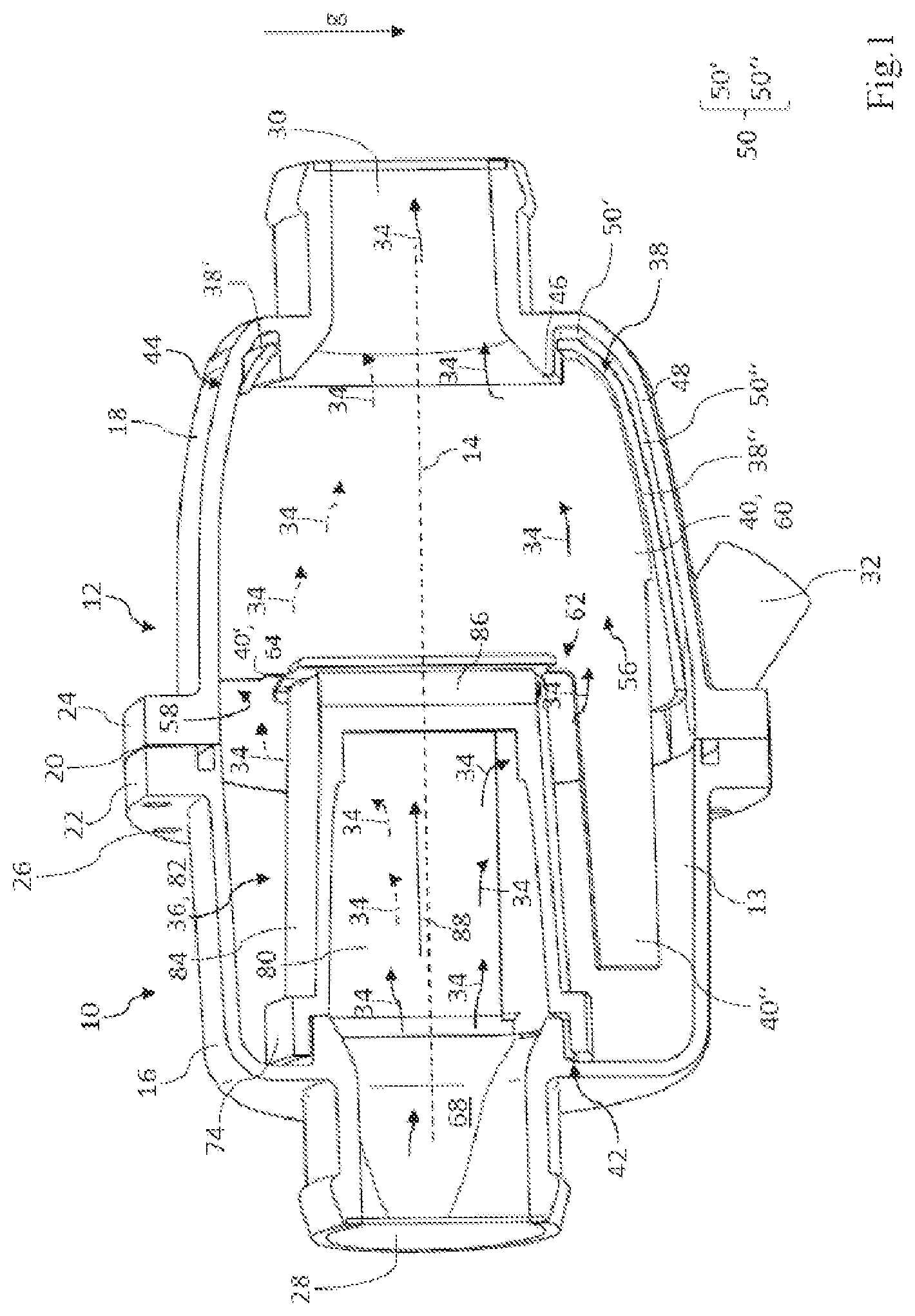 Patent US12551832 Figure 1 – Liquid separator