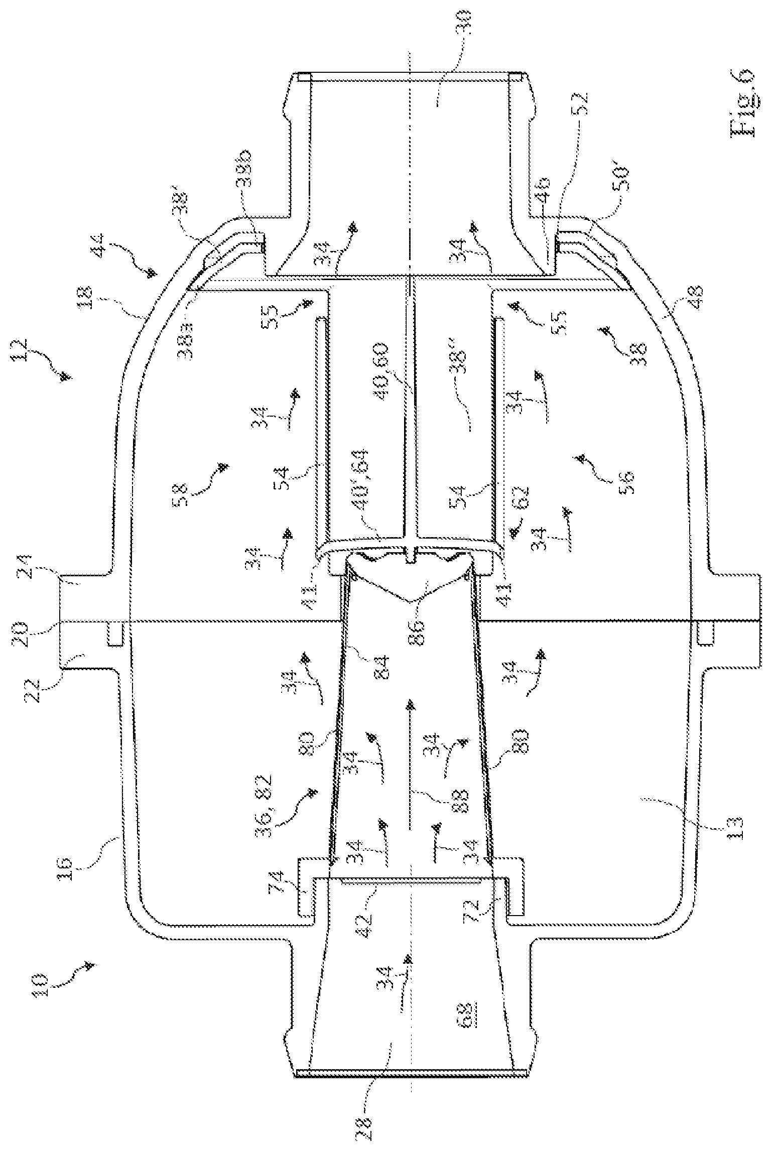 Patent US12551832 Figure 6 – Liquid separator