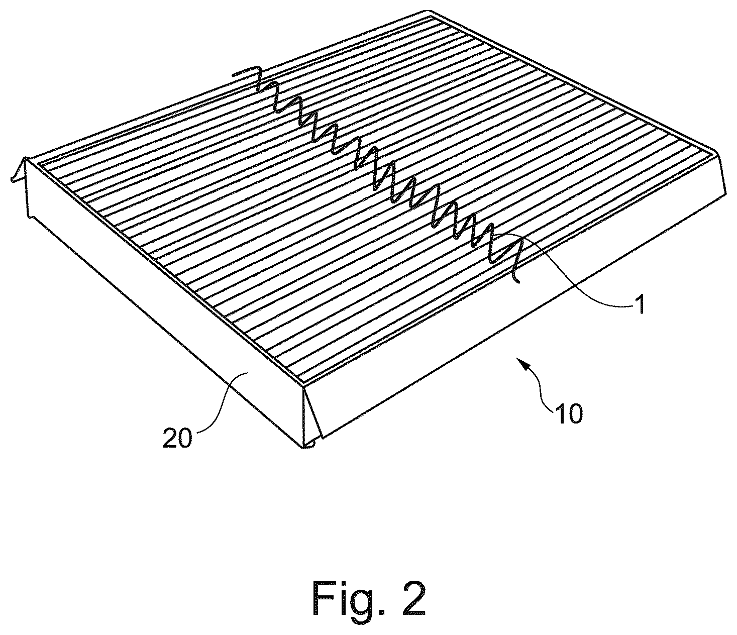 Patent US12551833 Figure 2 – Device for detecting a filter loading