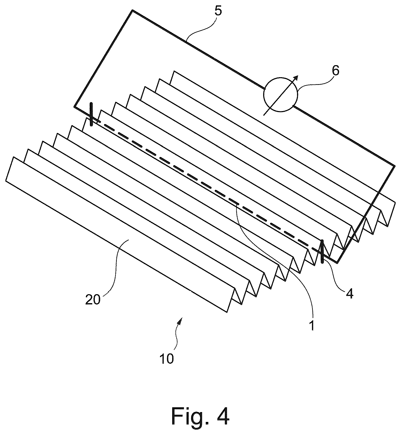 Patent US12551833 Figure 4 – Device for detecting a filter loading