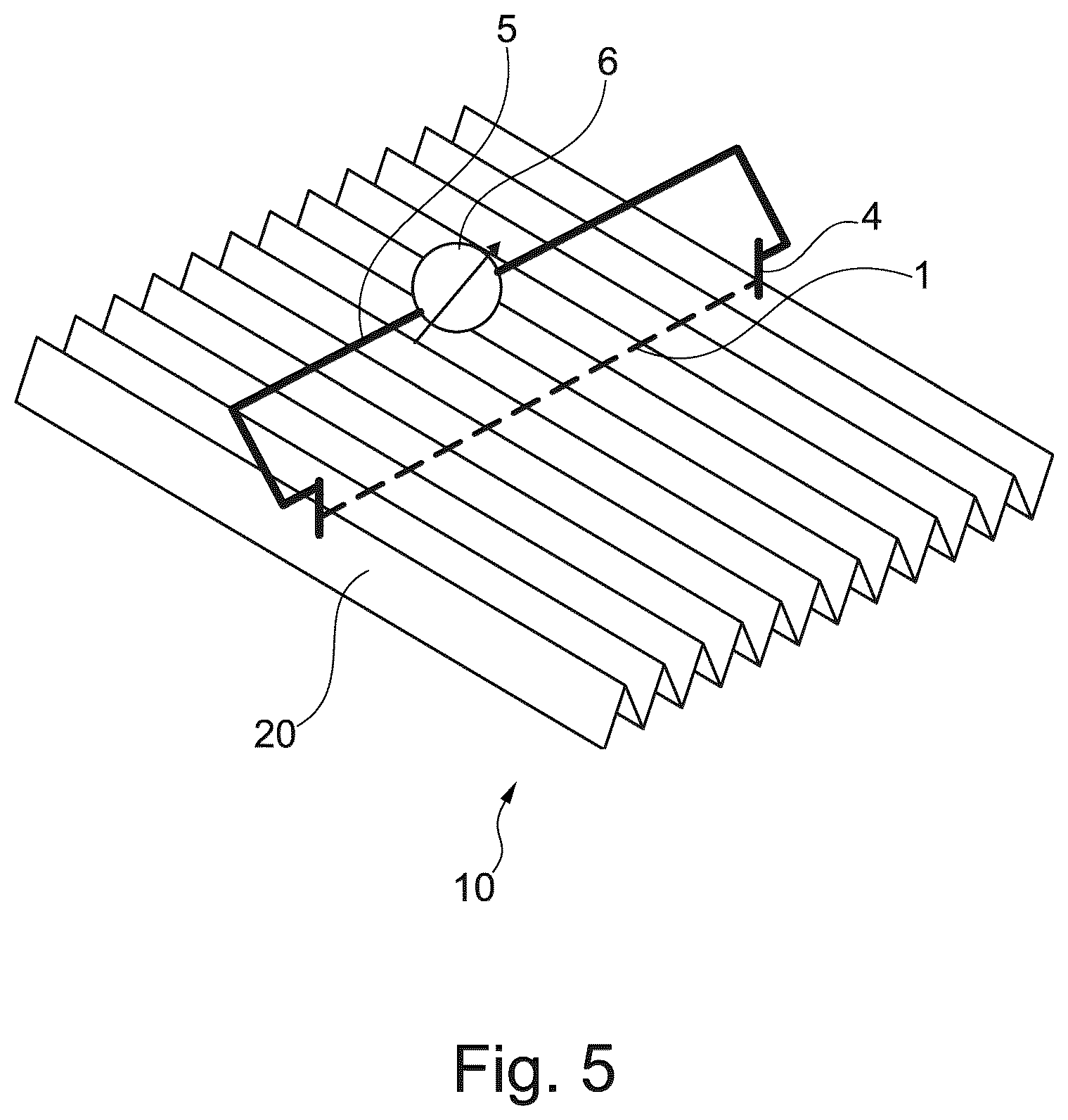Patent US12551833 Figure 5 – Device for detecting a filter loading