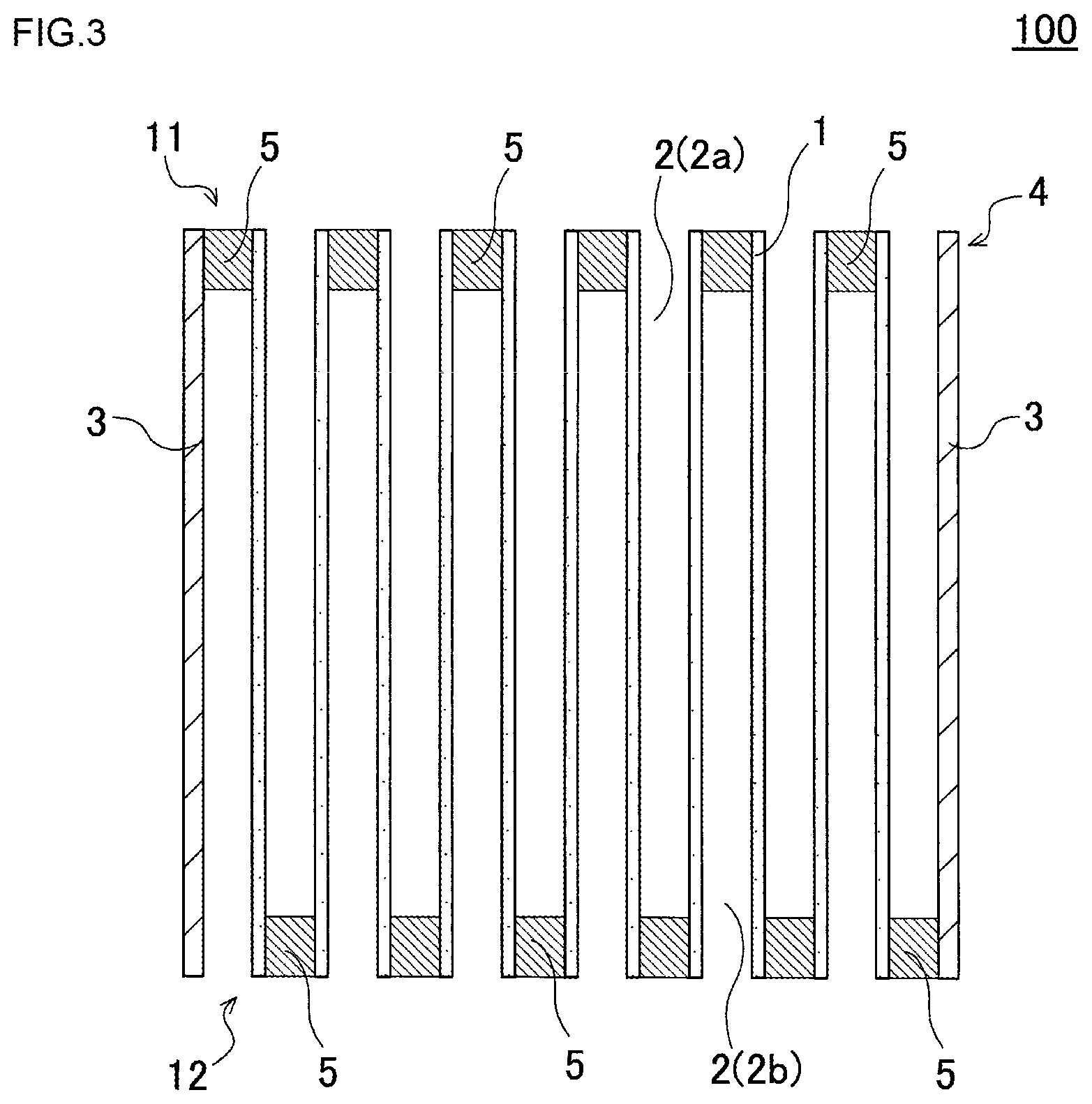 Patent US12551834 Figure 2 – Honeycomb filter