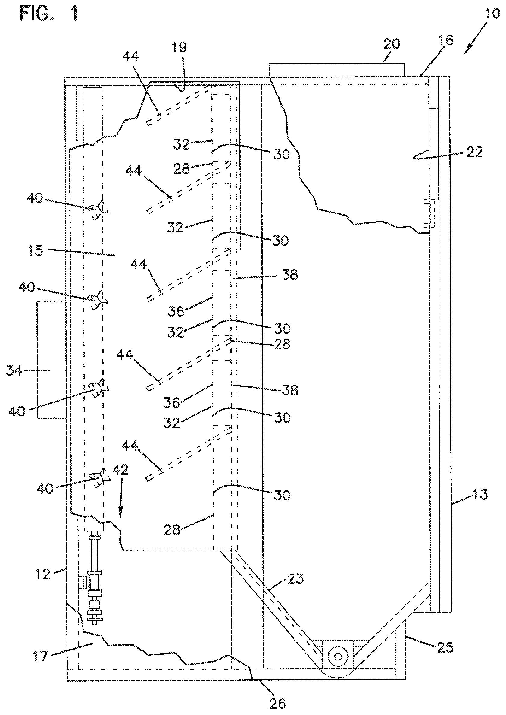 Patent US12551837 Figure 1 – Filter element for pulse cleaning and methods
