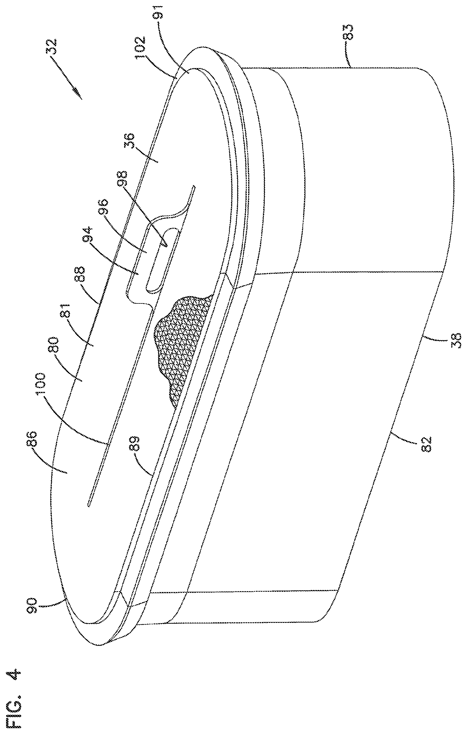 Patent US12551837 Figure 4 – Filter element for pulse cleaning and methods