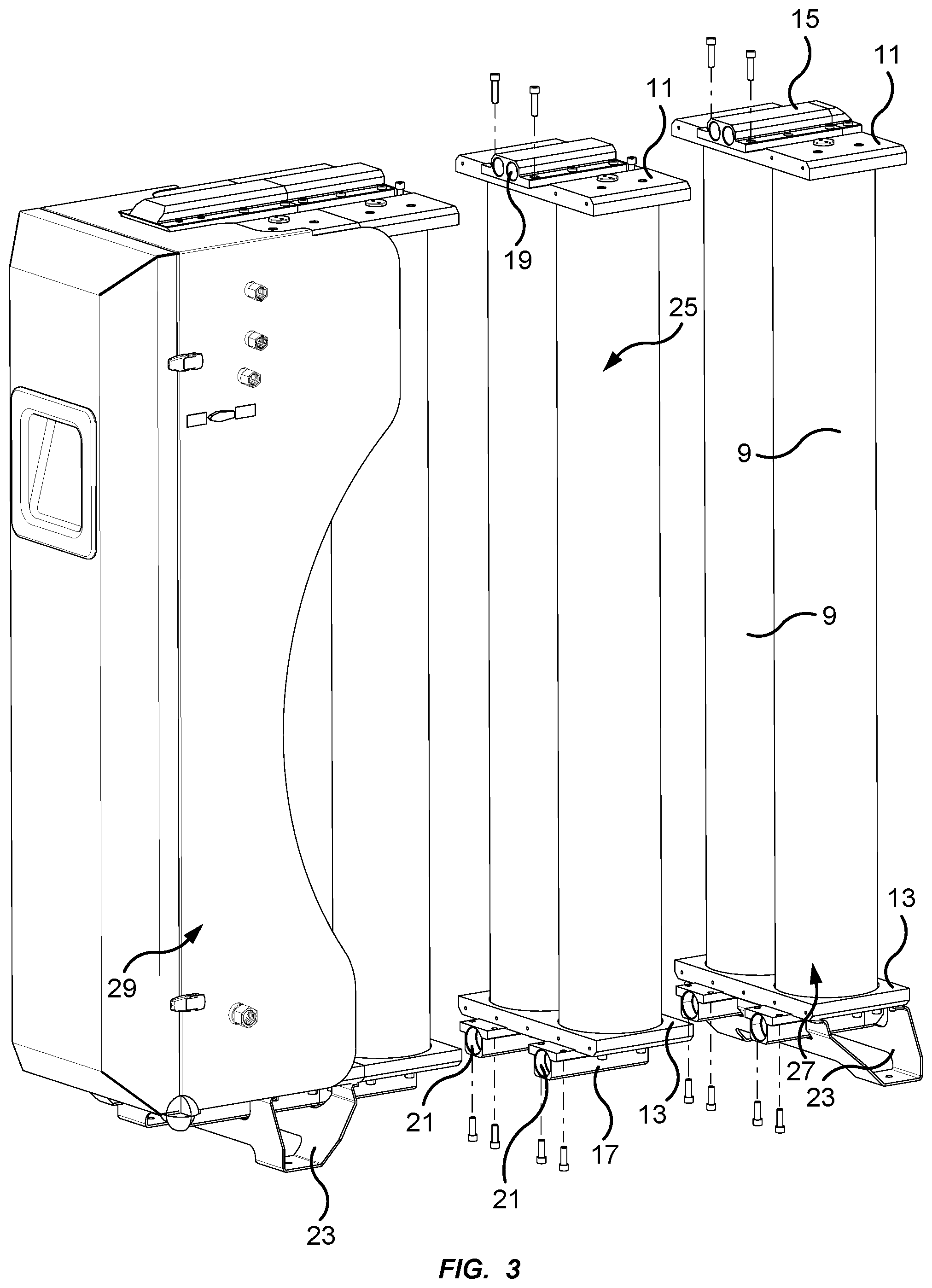 Patent US12551838 Figure 3 – Modular pressure-swing adsorption system