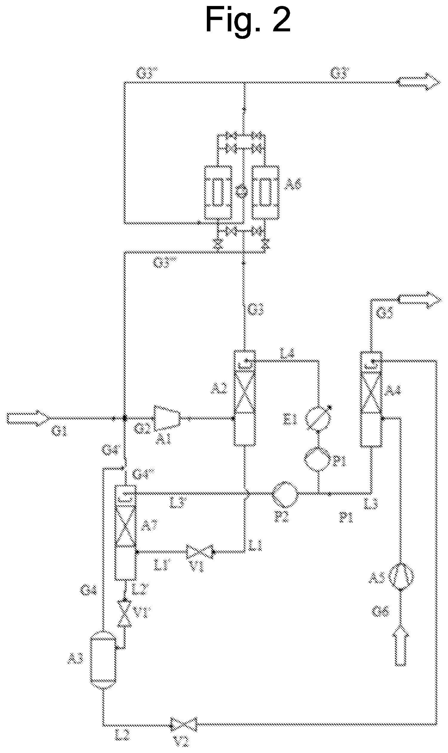 Patent US12551841 Figure 2 – Method for reducing methane emissions from biogas upgrading