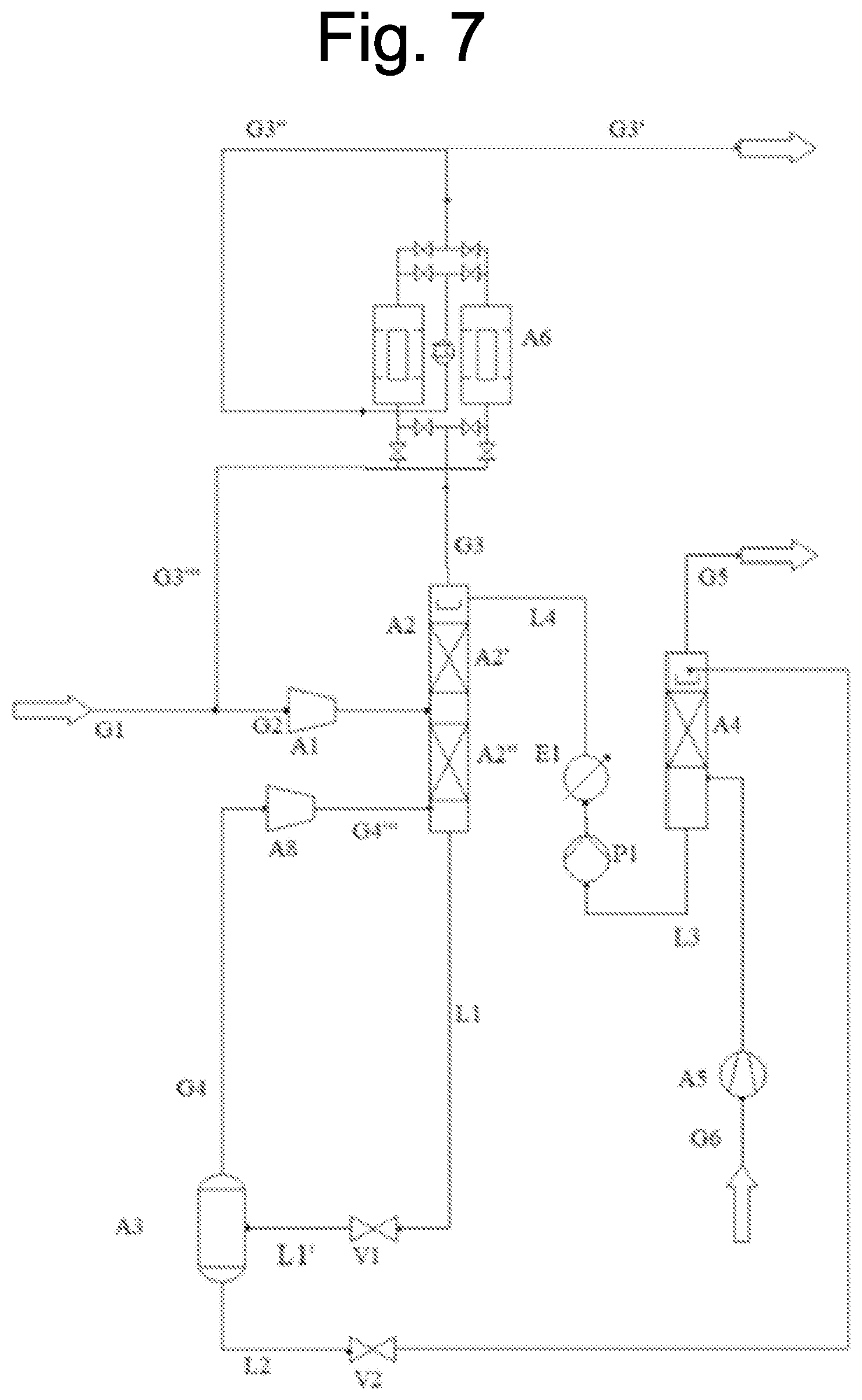 Patent US12551841 Figure 7 – Method for reducing methane emissions from biogas upgrading