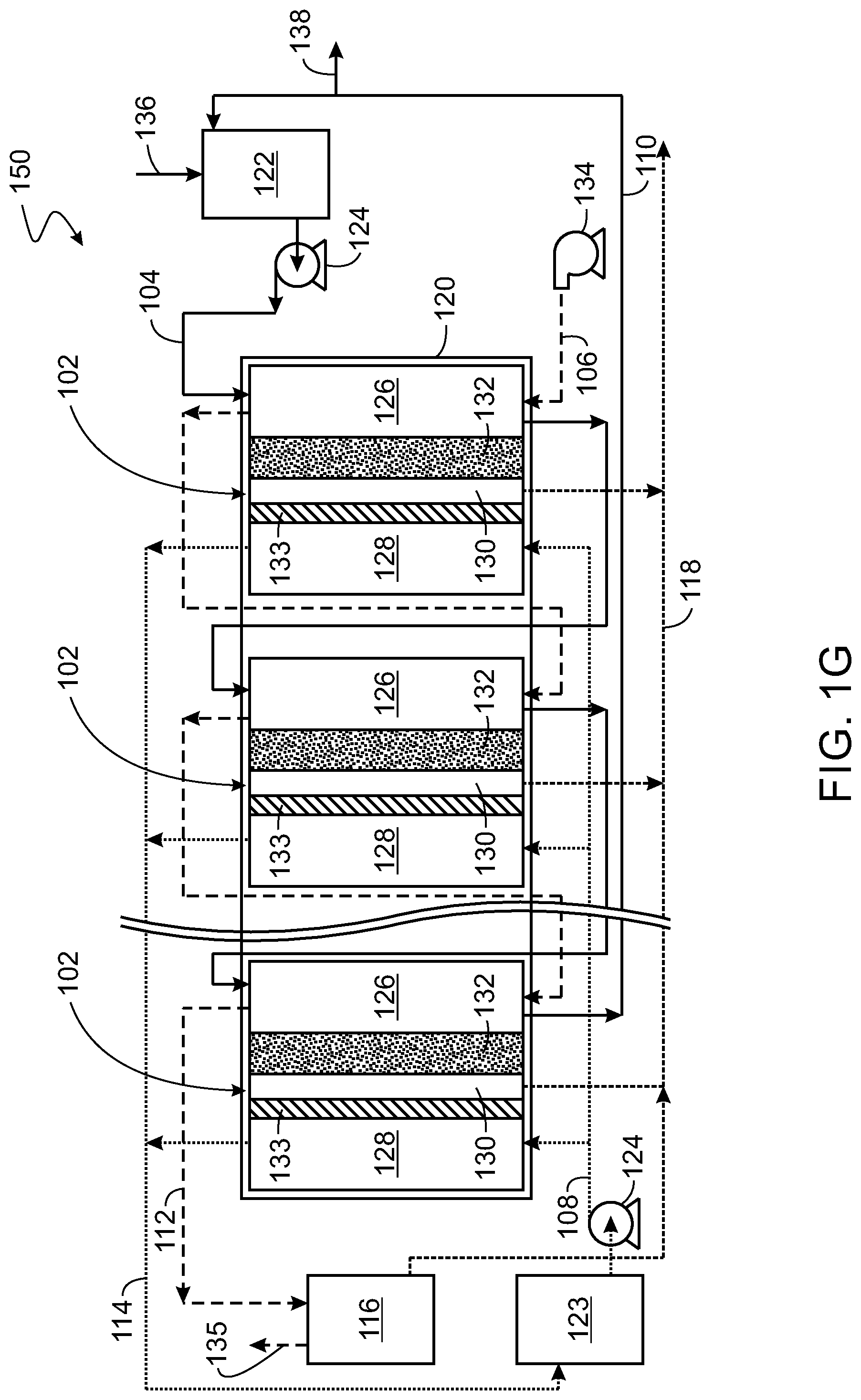 Patent US12551847 Figure 7 – Multi-stage air gap membrane distillation system and process