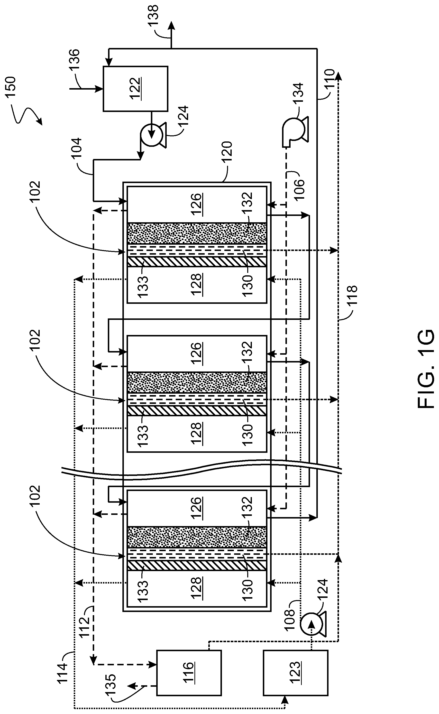 Patent US12551848 Figure 7 – Multi-stage permeate gap membrane distillation system and process
