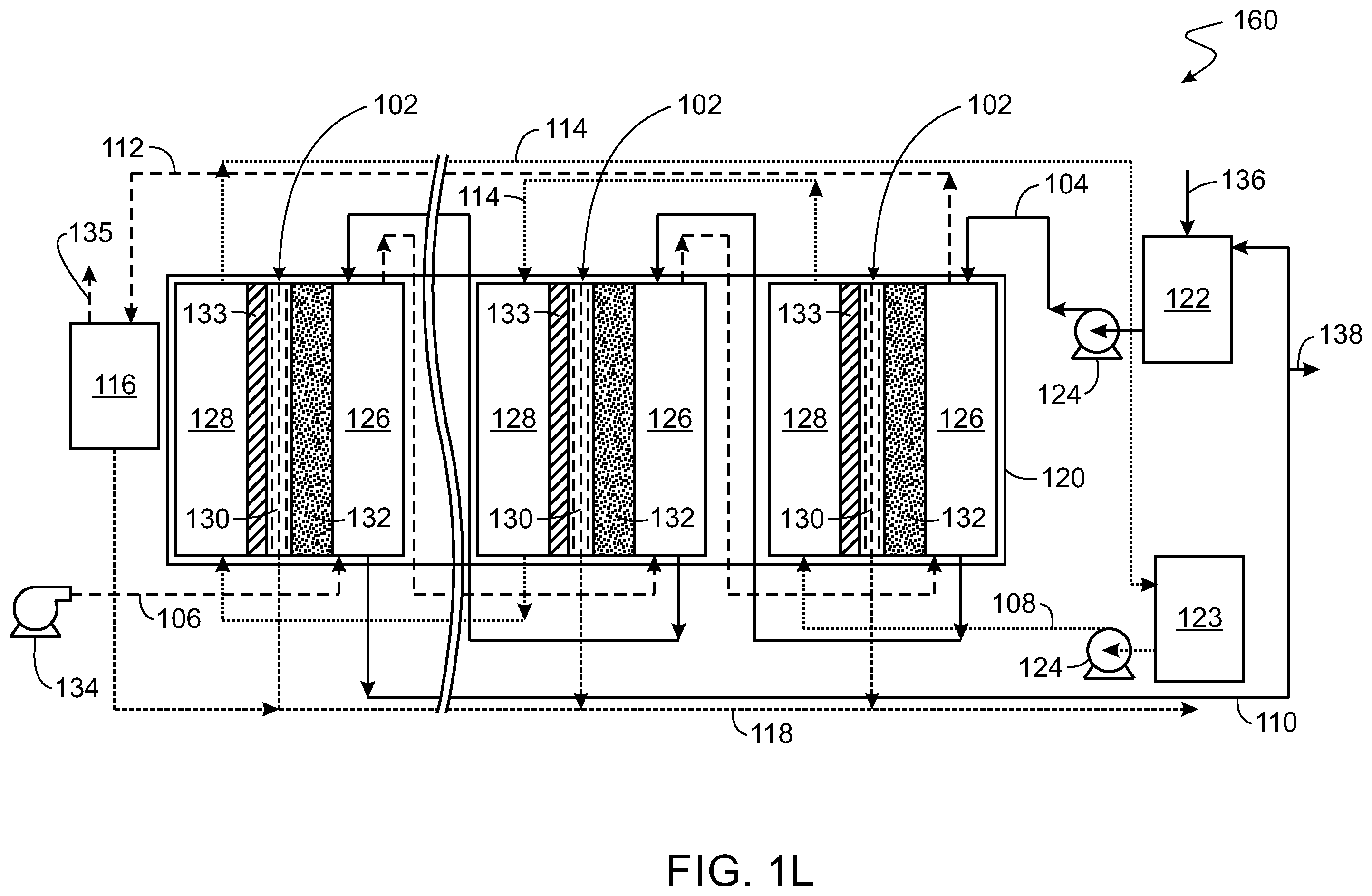 Patent US12551848 Figure 12 – Multi-stage permeate gap membrane distillation system and process