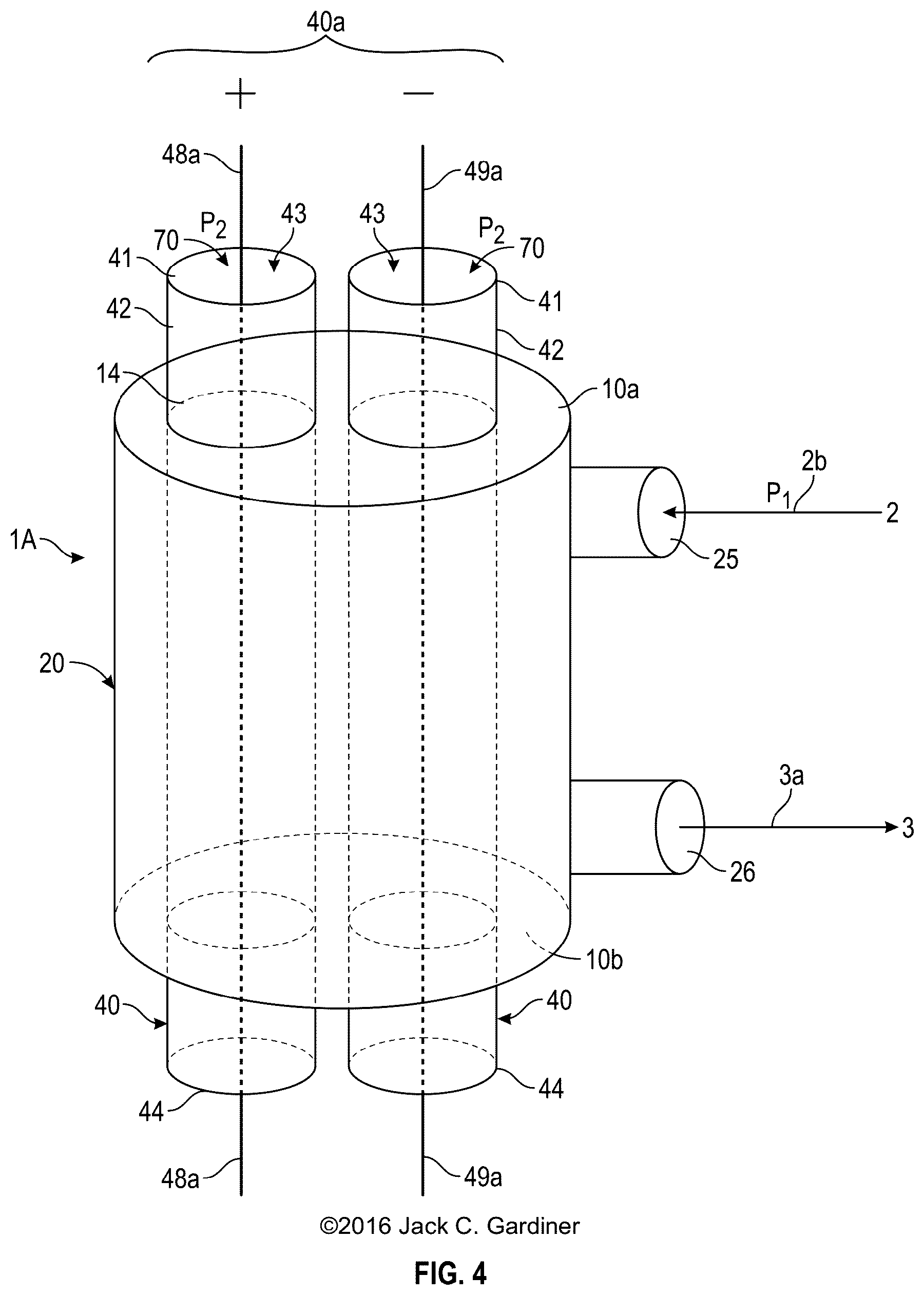 Patent US12551849 Figure 3 – System and method for reducing the dissolved solids of a non-potable aqueous flow