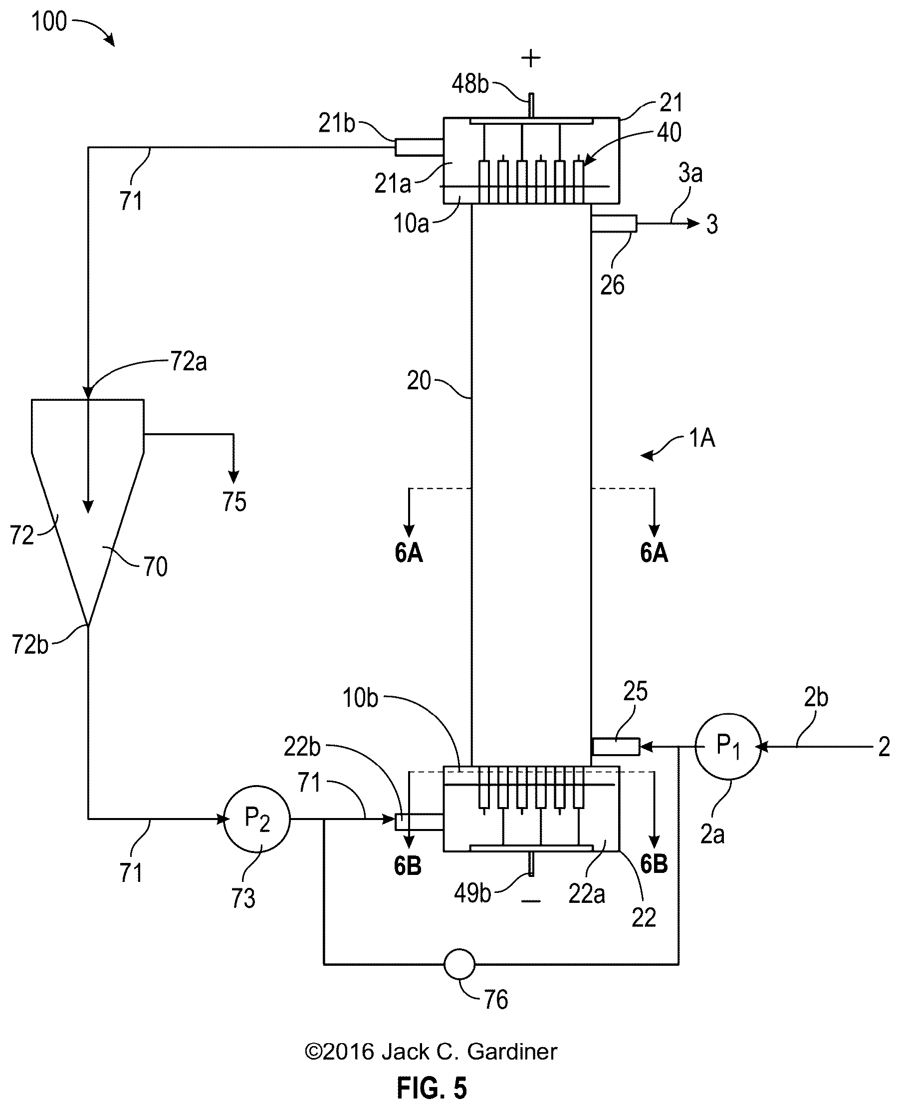 Patent US12551849 Figure 4 – System and method for reducing the dissolved solids of a non-potable aqueous flow