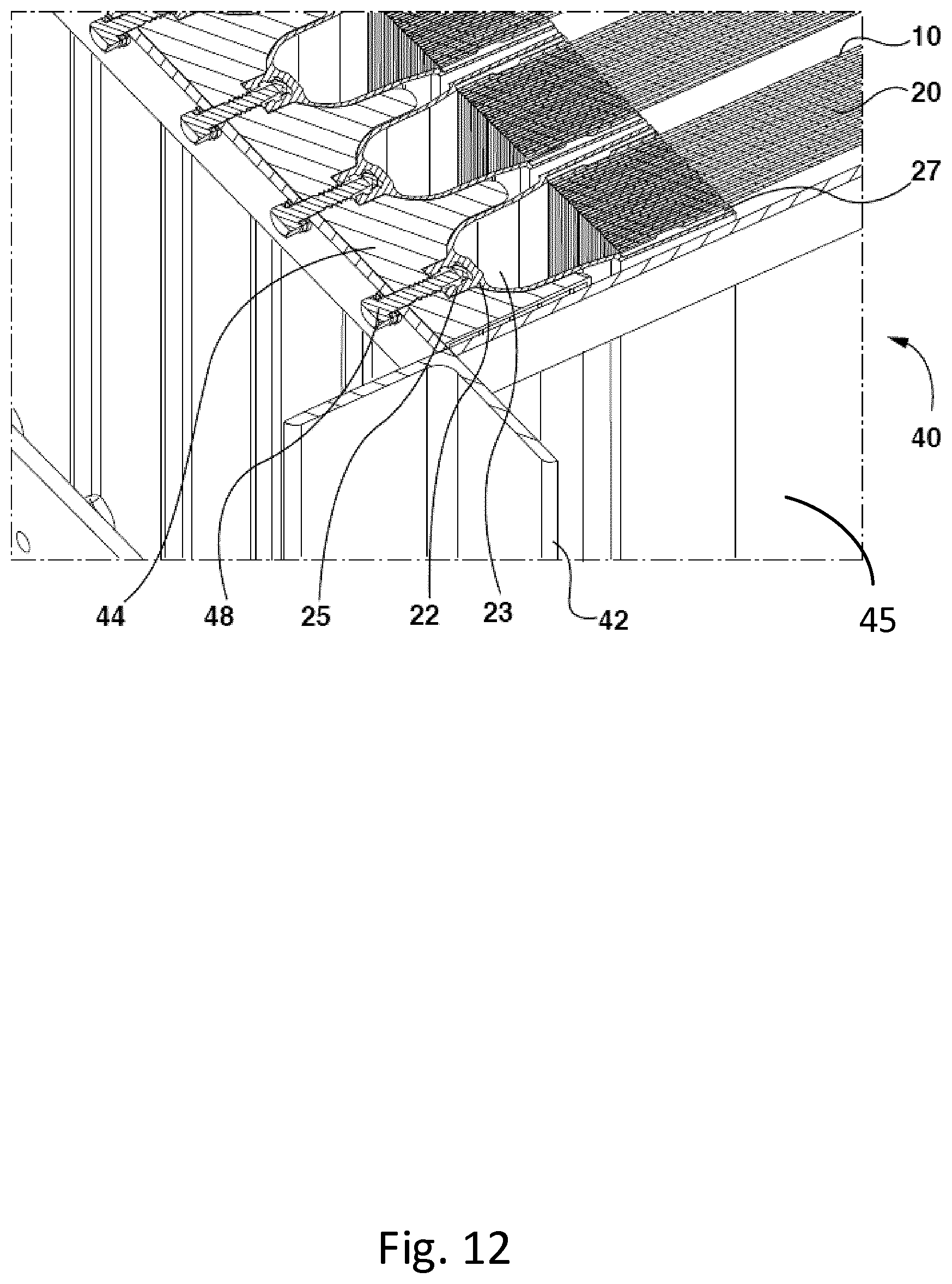 Patent US12551851 Figure 10 – Operation of immersed membrane using cross flow