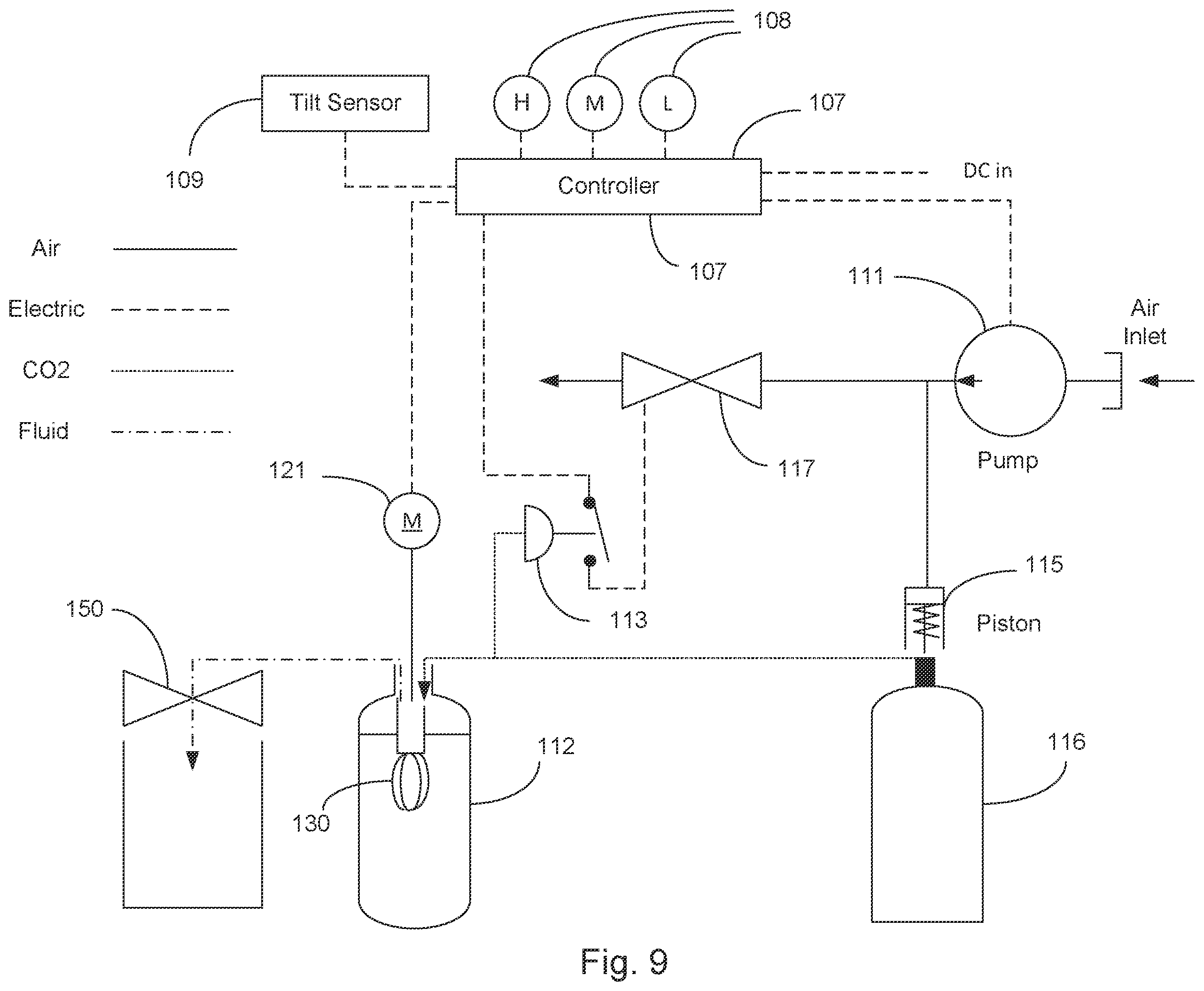 Patent US12551857 Figure 10 – Carbonation machine and method for carbonating various liquids