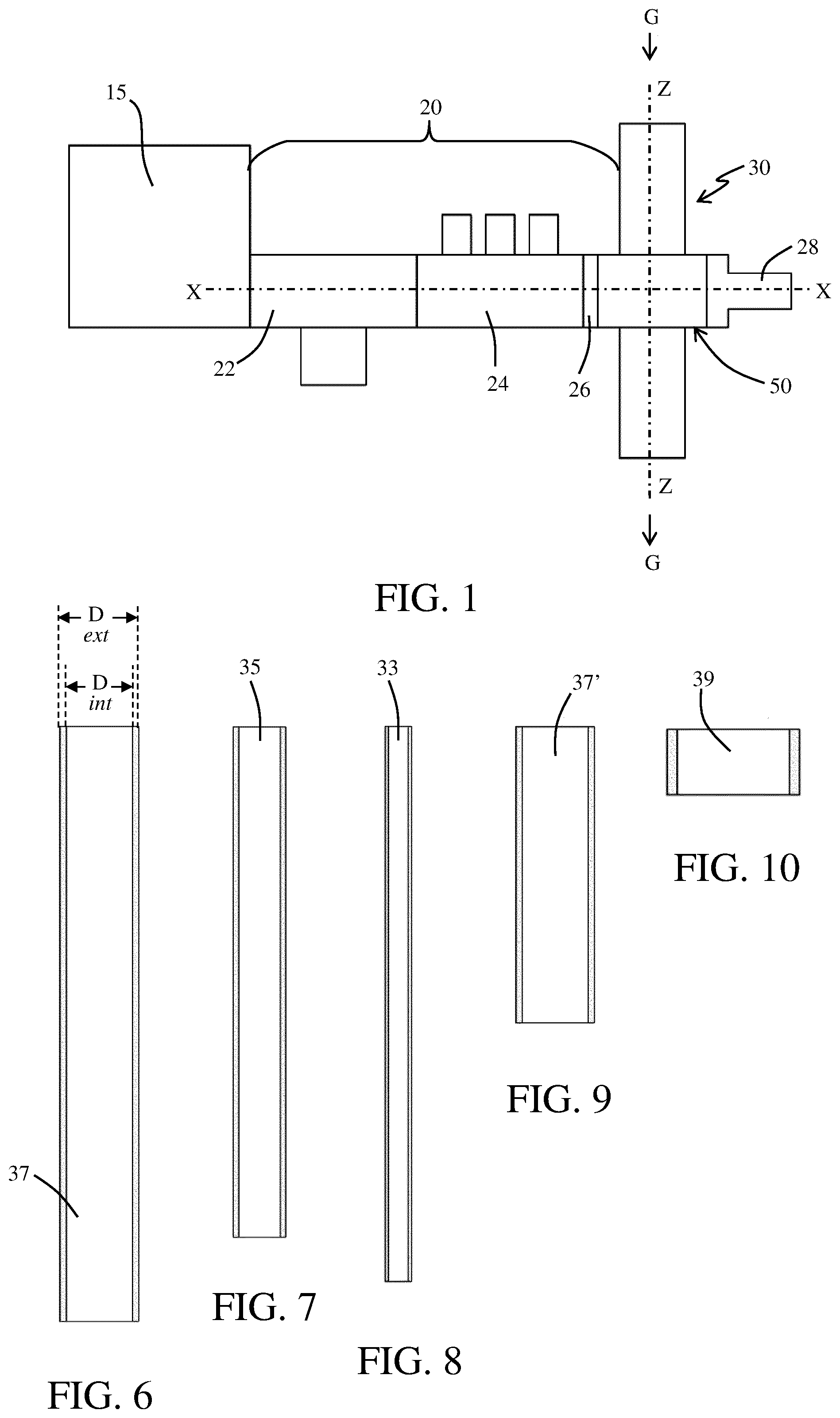 Patent US12551861 Figure 1 – Apparatus for treating materials with plasma