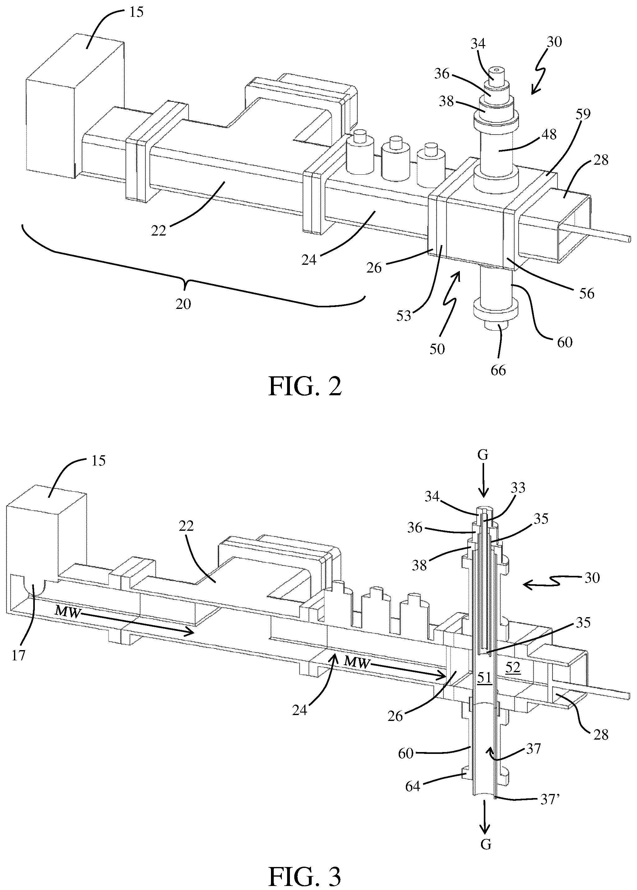 Patent US12551861 Figure 2 – Apparatus for treating materials with plasma