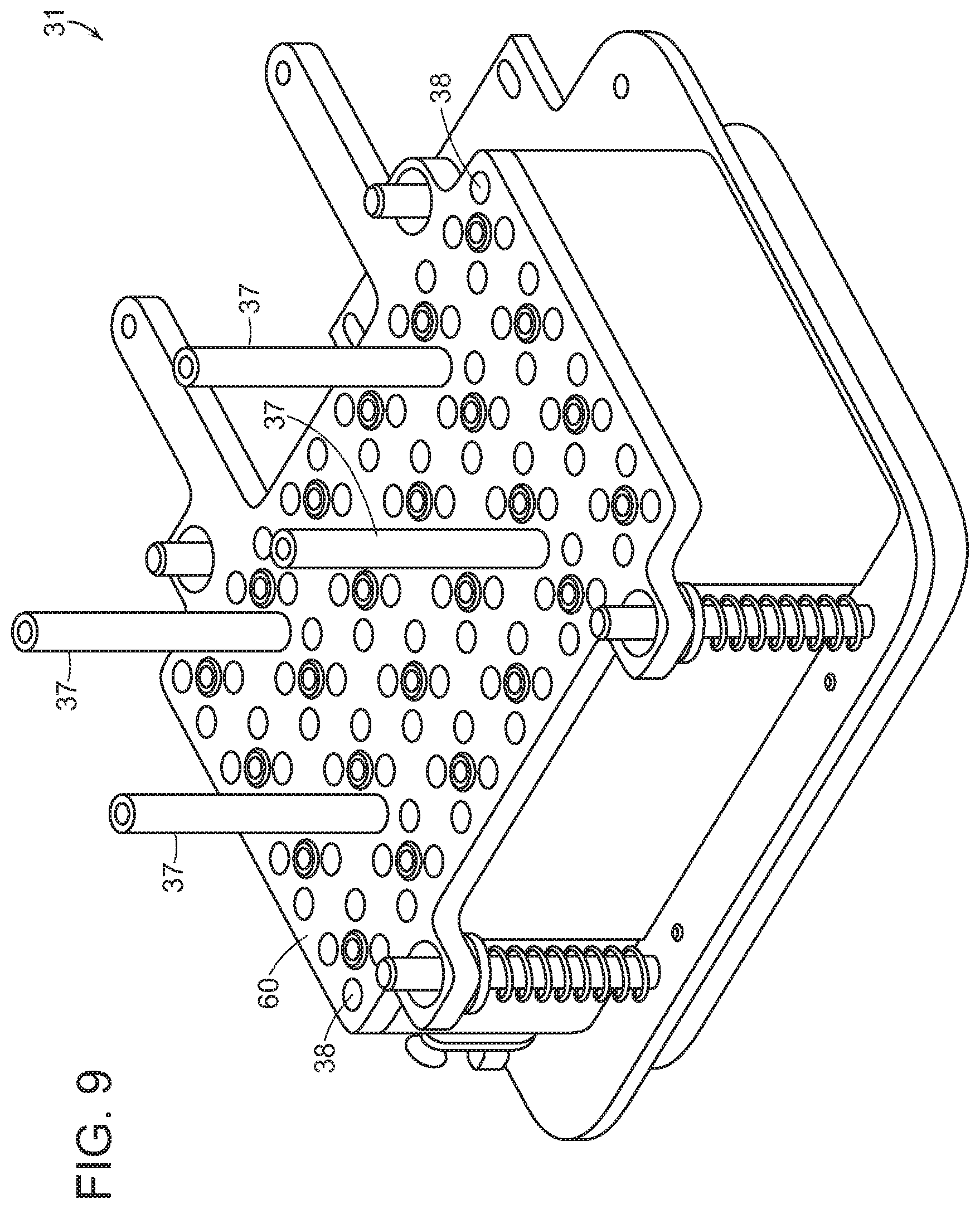 Patent US12551881 Figure 9 – Multichannel air displacement pipettor