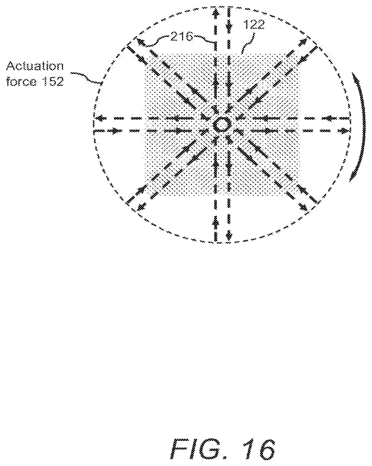 Patent US12551883 Figure 15 – Magnetic-based actuation mechanisms for and methods of actuating magnetically responsive microposts in a reaction chamber