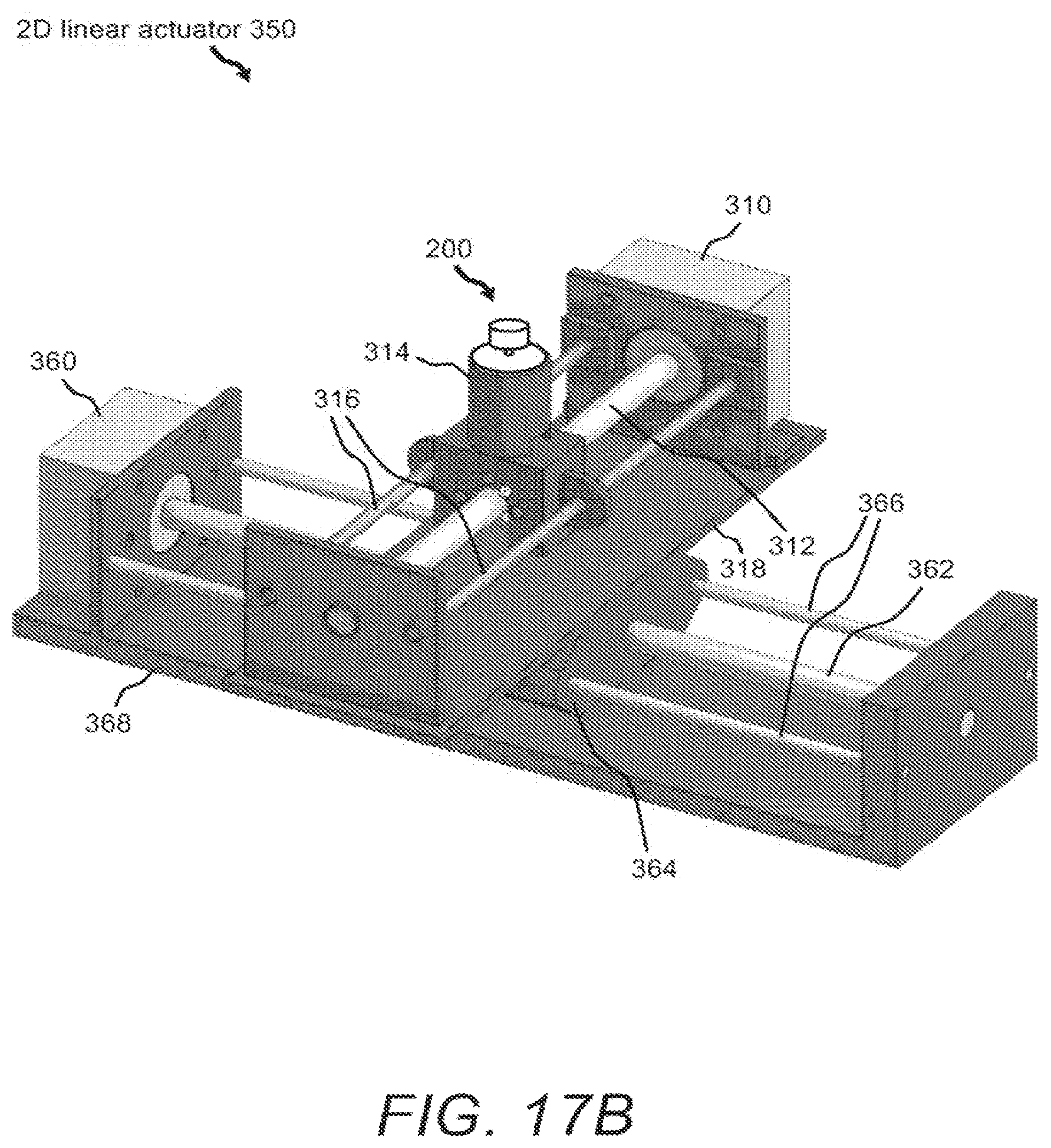Patent US12551883 Figure 17 – Magnetic-based actuation mechanisms for and methods of actuating magnetically responsive microposts in a reaction chamber