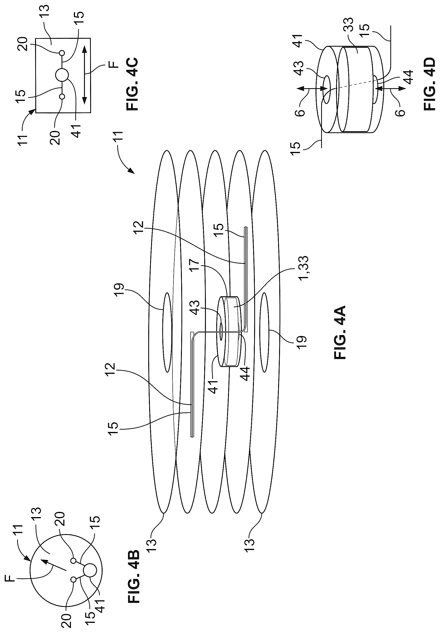 Patent US12551885 Figure 4 – Storage of corrosive materials on a fiber-based fluidic device and related methods thereof