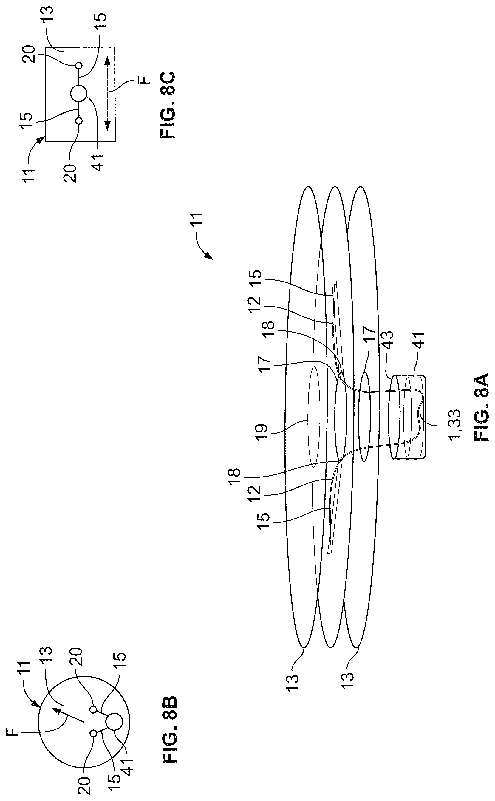 Patent US12551885 Figure 8 – Storage of corrosive materials on a fiber-based fluidic device and related methods thereof