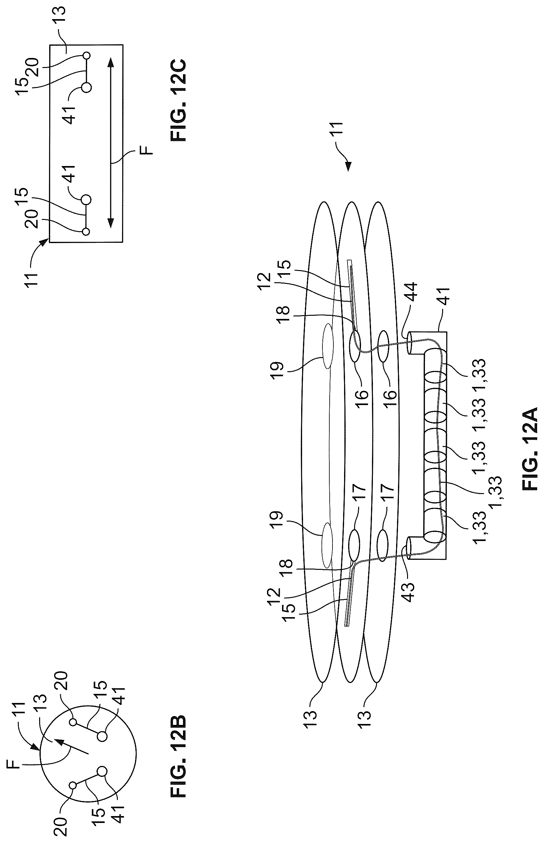 Patent US12551885 Figure 12 – Storage of corrosive materials on a fiber-based fluidic device and related methods thereof