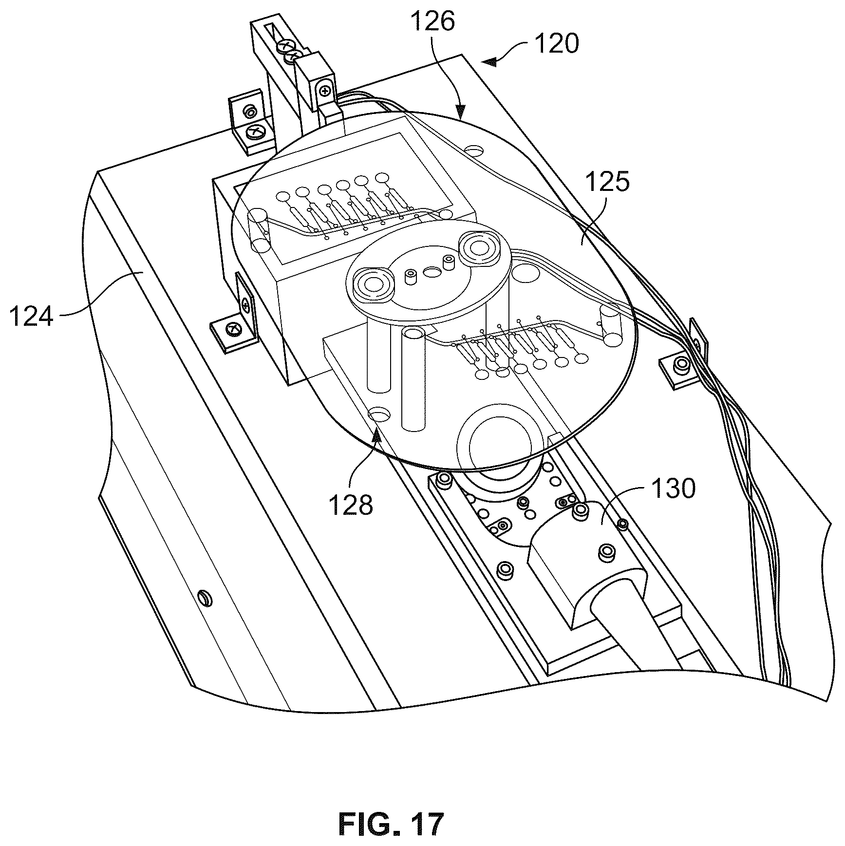 Patent US12551885 Figure 17 – Storage of corrosive materials on a fiber-based fluidic device and related methods thereof