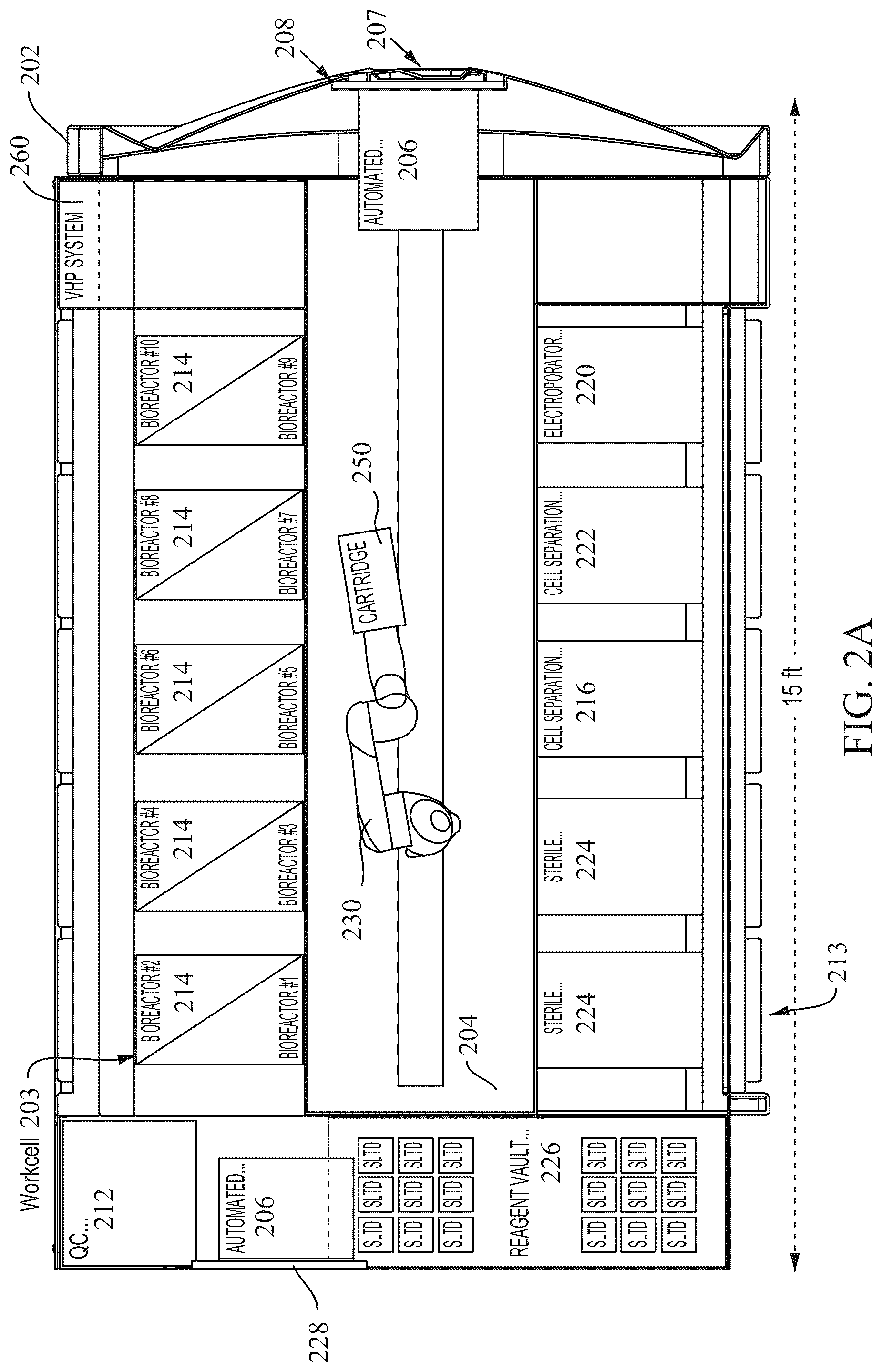 Patent US12551887 Figure 2 – Apparatus and method for control of cell processing system