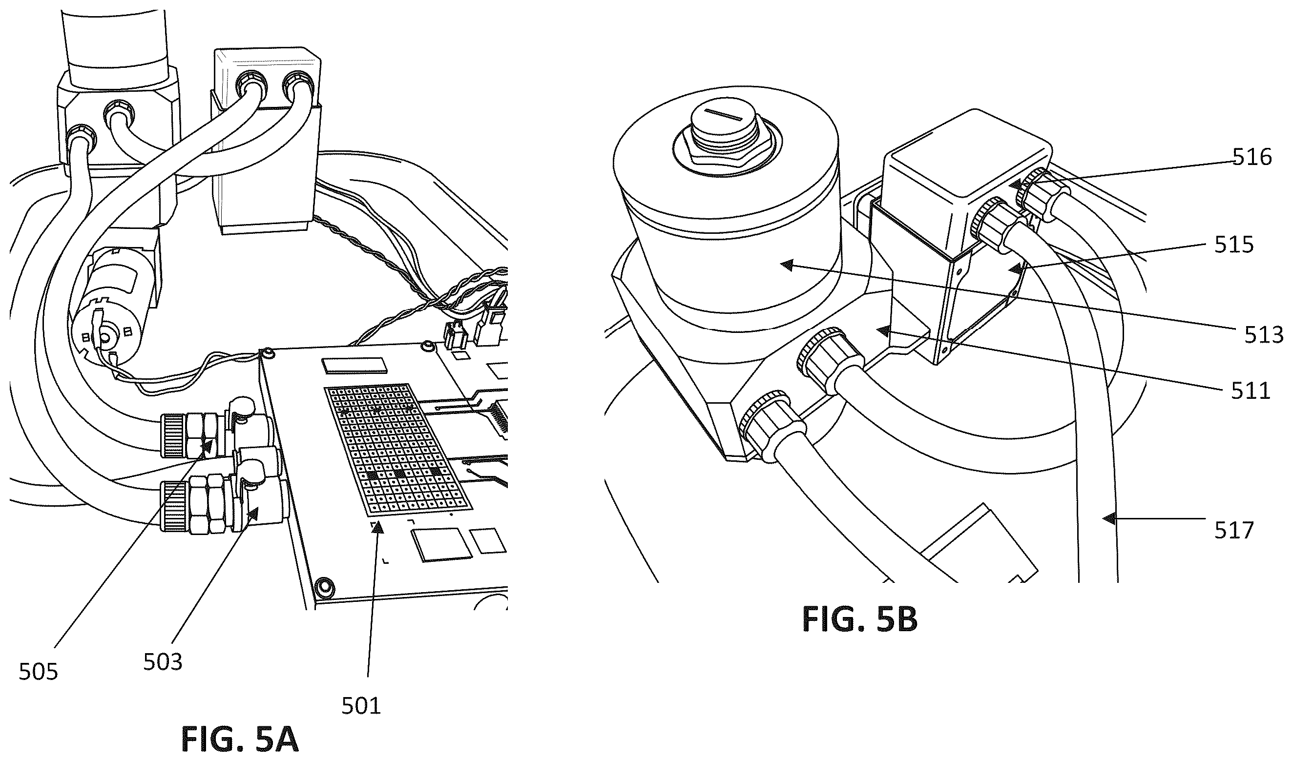Patent US12551895 Figure 5 – Multi-cartridge digital microfluidics apparatuses and methods of use