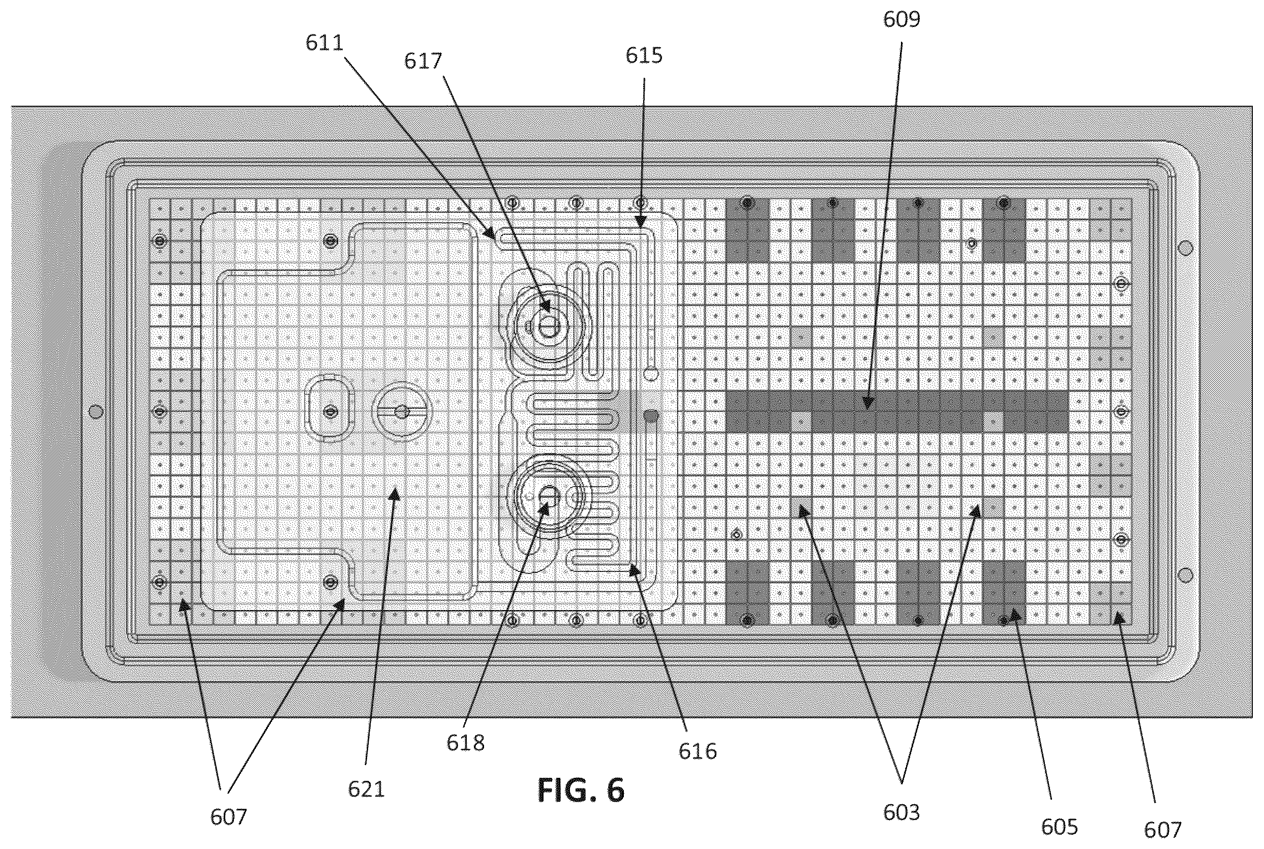 Patent US12551895 Figure 6 – Multi-cartridge digital microfluidics apparatuses and methods of use