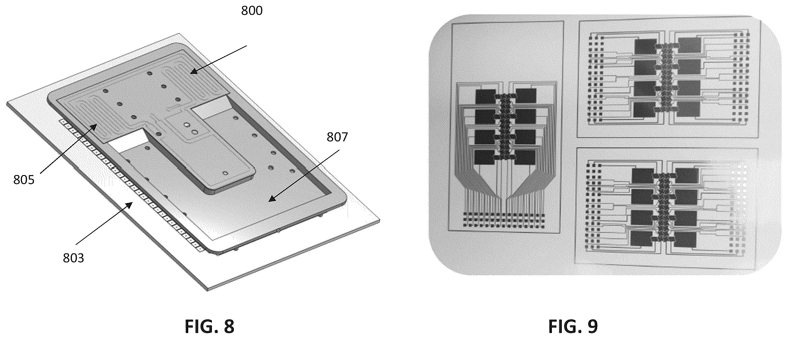Patent US12551895 Figure 9 – Multi-cartridge digital microfluidics apparatuses and methods of use